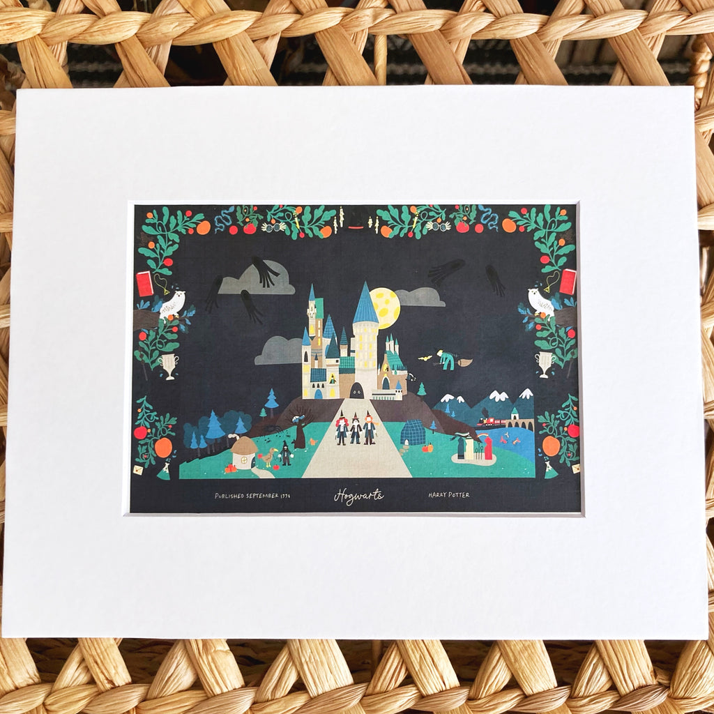 Bookish Storyland Art Print- Harry Potter