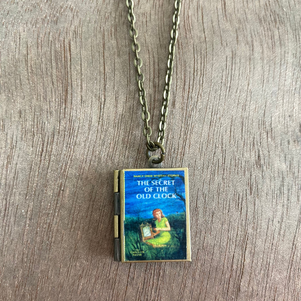 Nancy Drew Storybook Locket Necklace- Secret of the Old Clock
