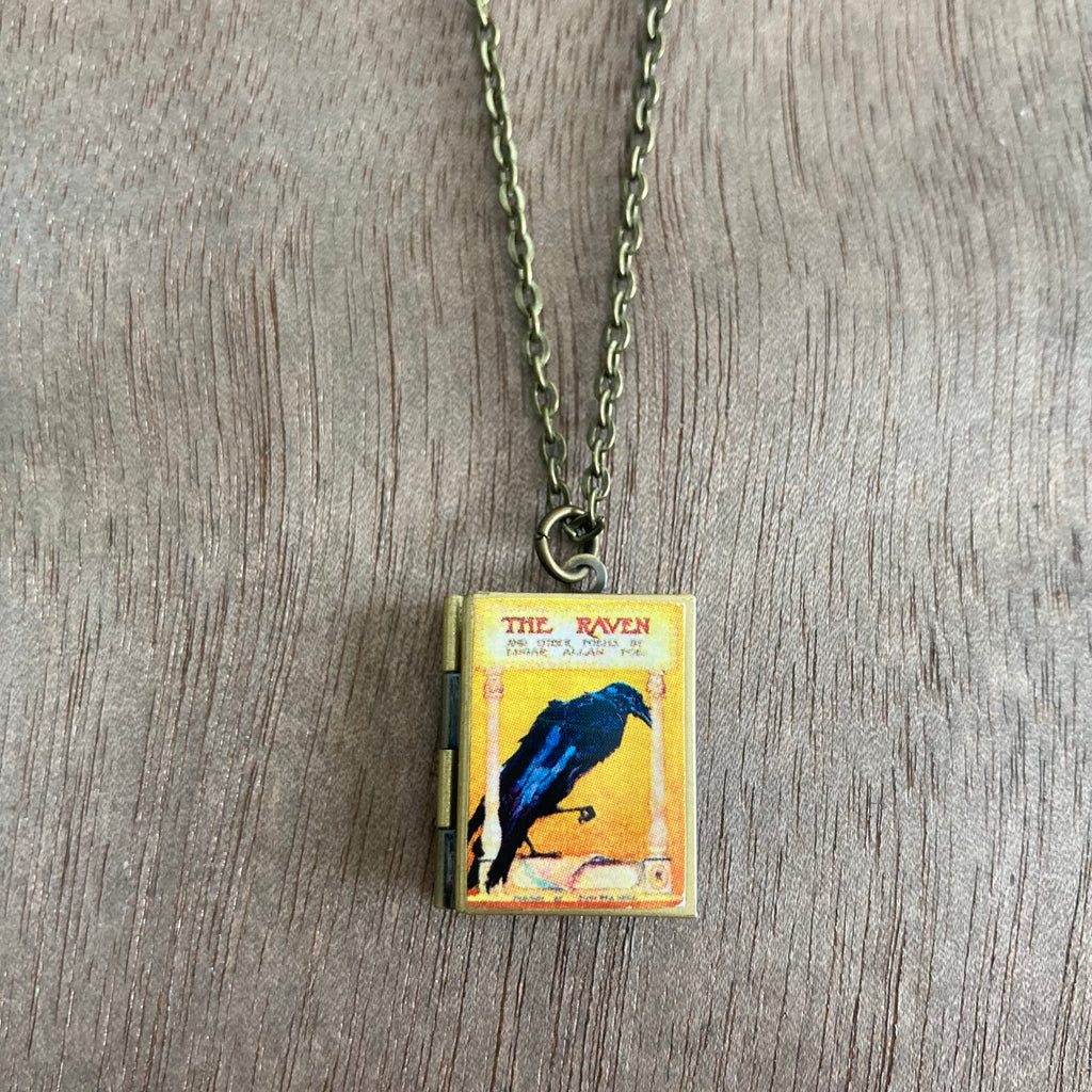 The Raven Storybook Locket Necklace