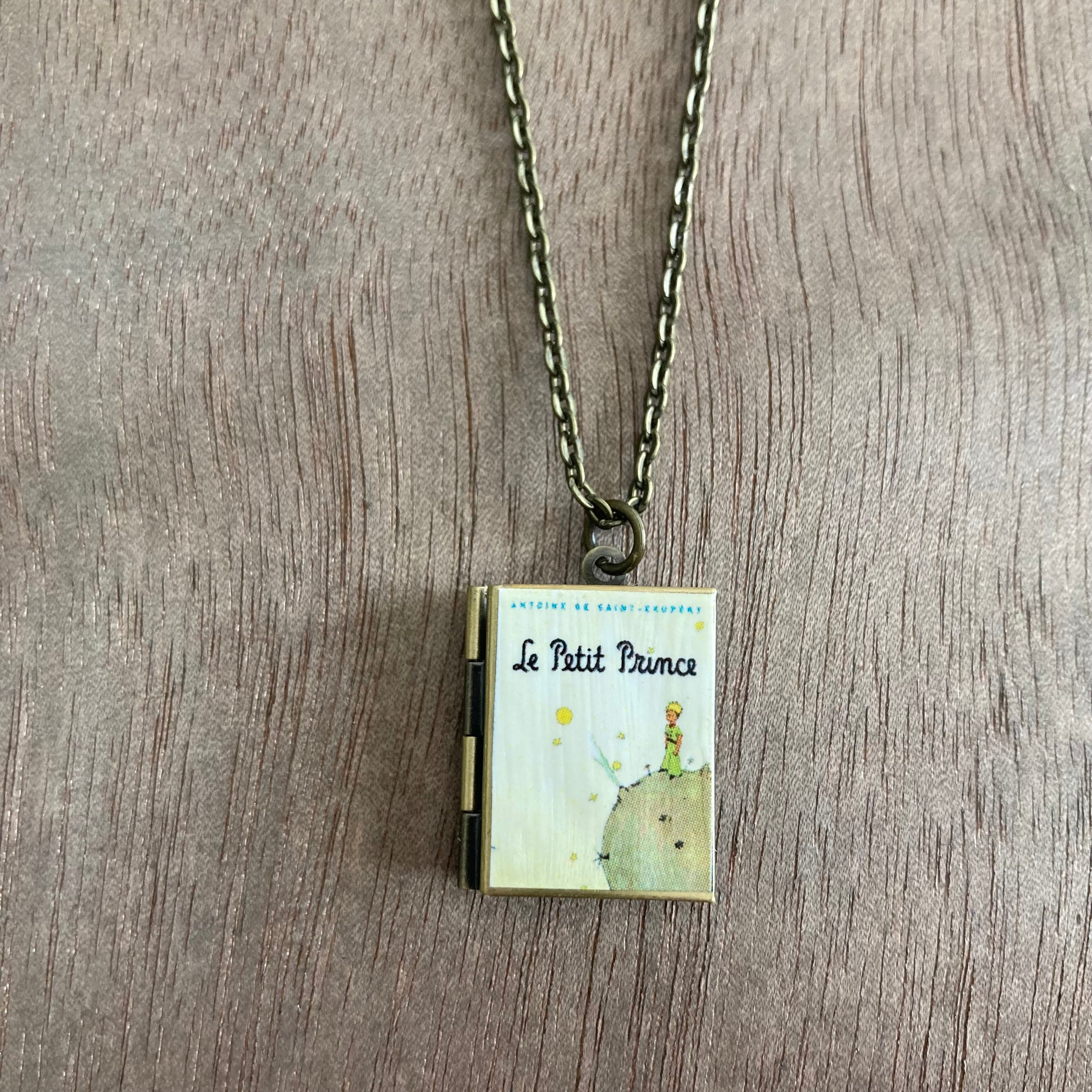 The Little Prince Storybook Locket Necklace- French Edition