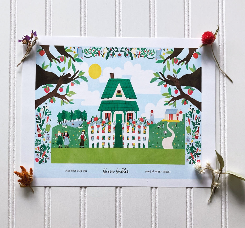 Bookish Storyland Art Print- Anne of Green Gables