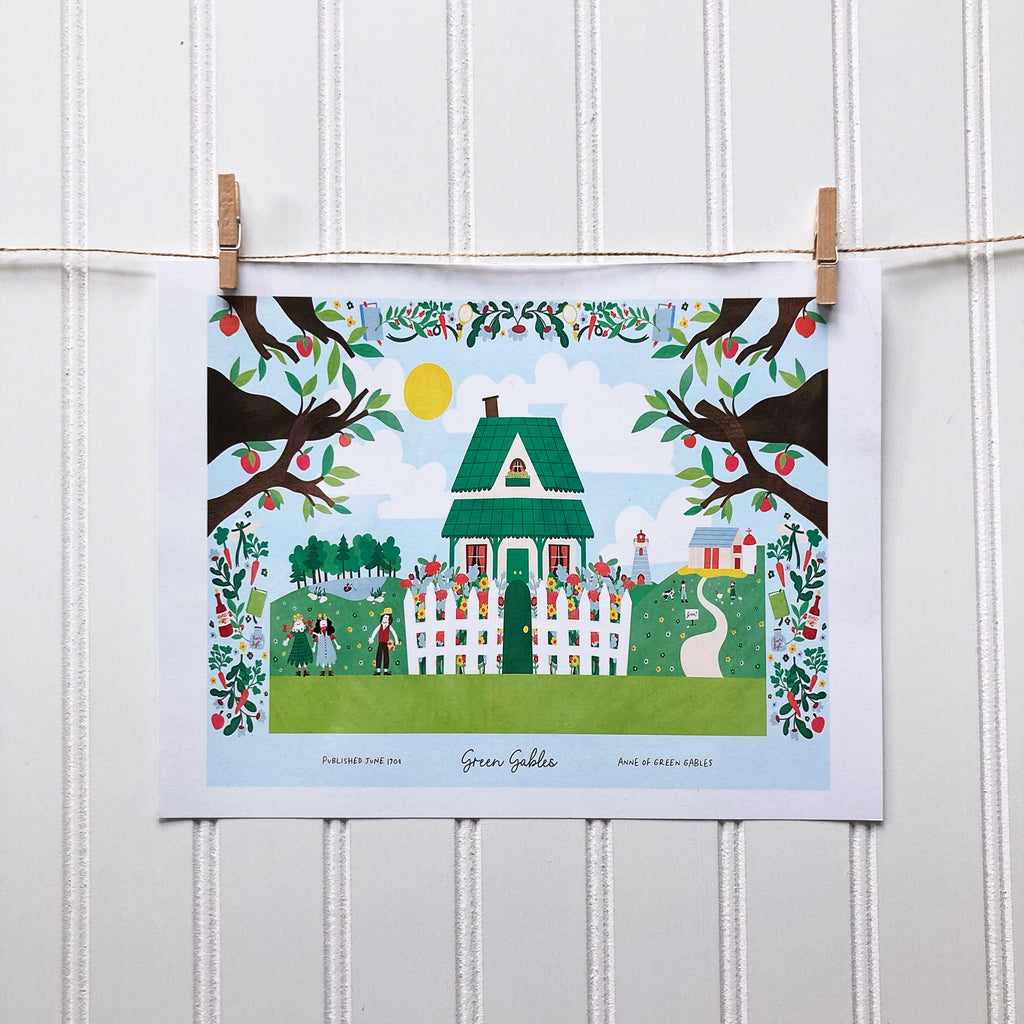Bookish Storyland Art Print- Anne of Green Gables