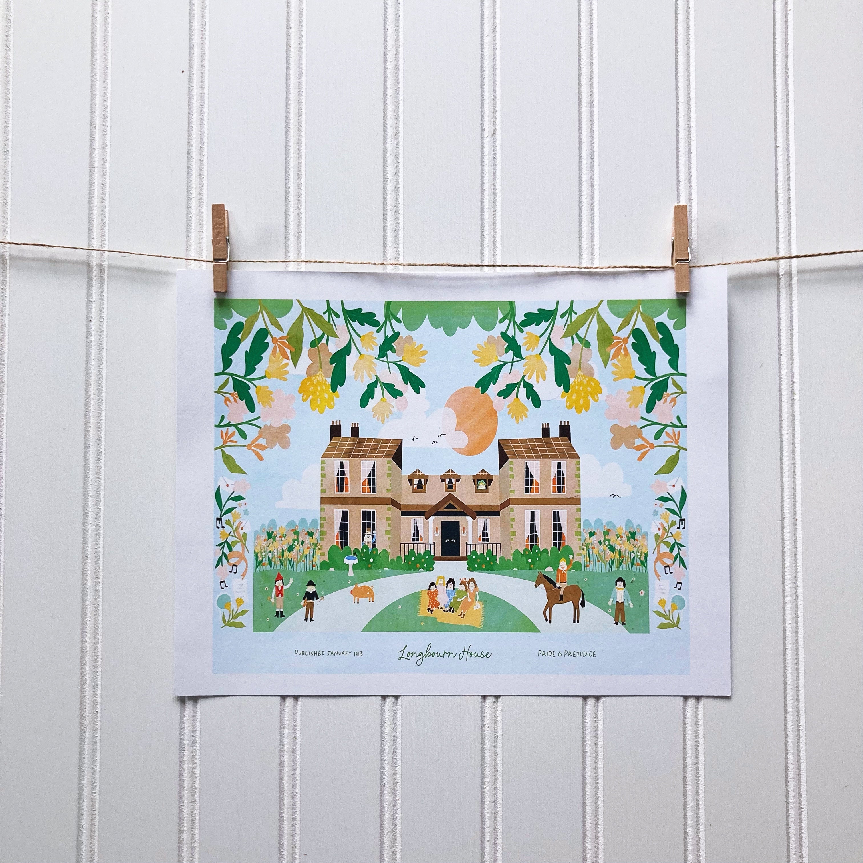 Bookish Storyland Art Print- Pride and Prejudice