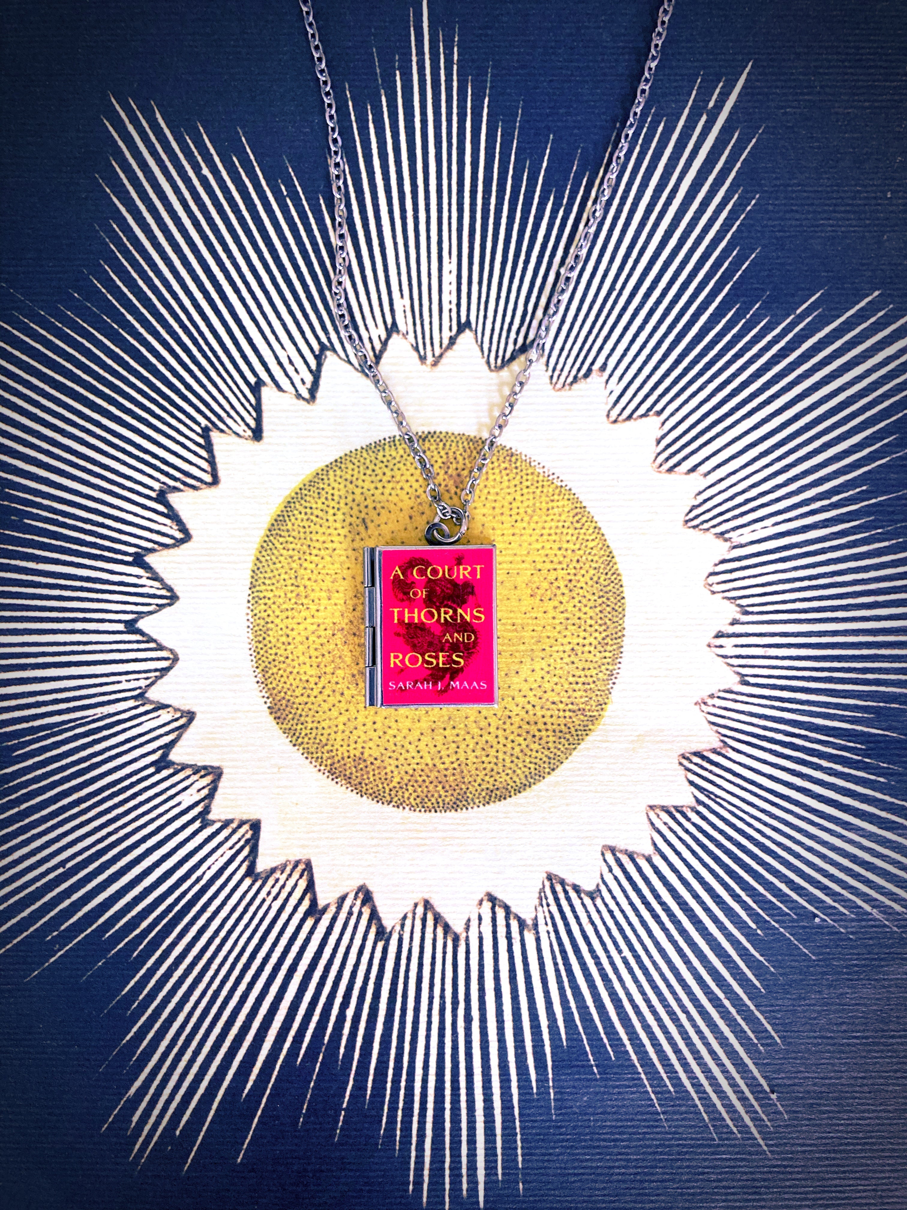 A Court of Thorns and Roses Storybook Locket Necklace