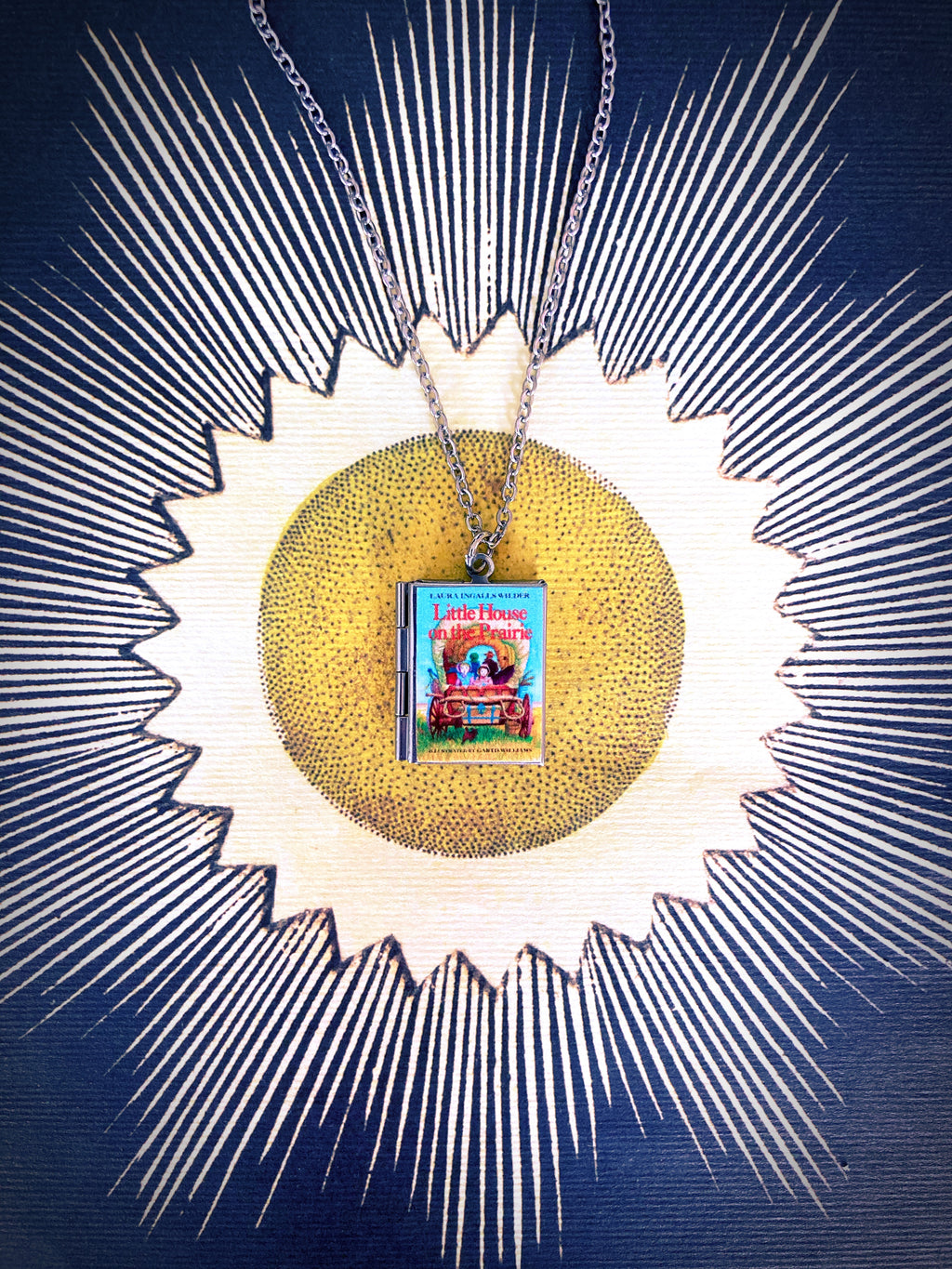 Litte House on the Prairie Locket Necklace