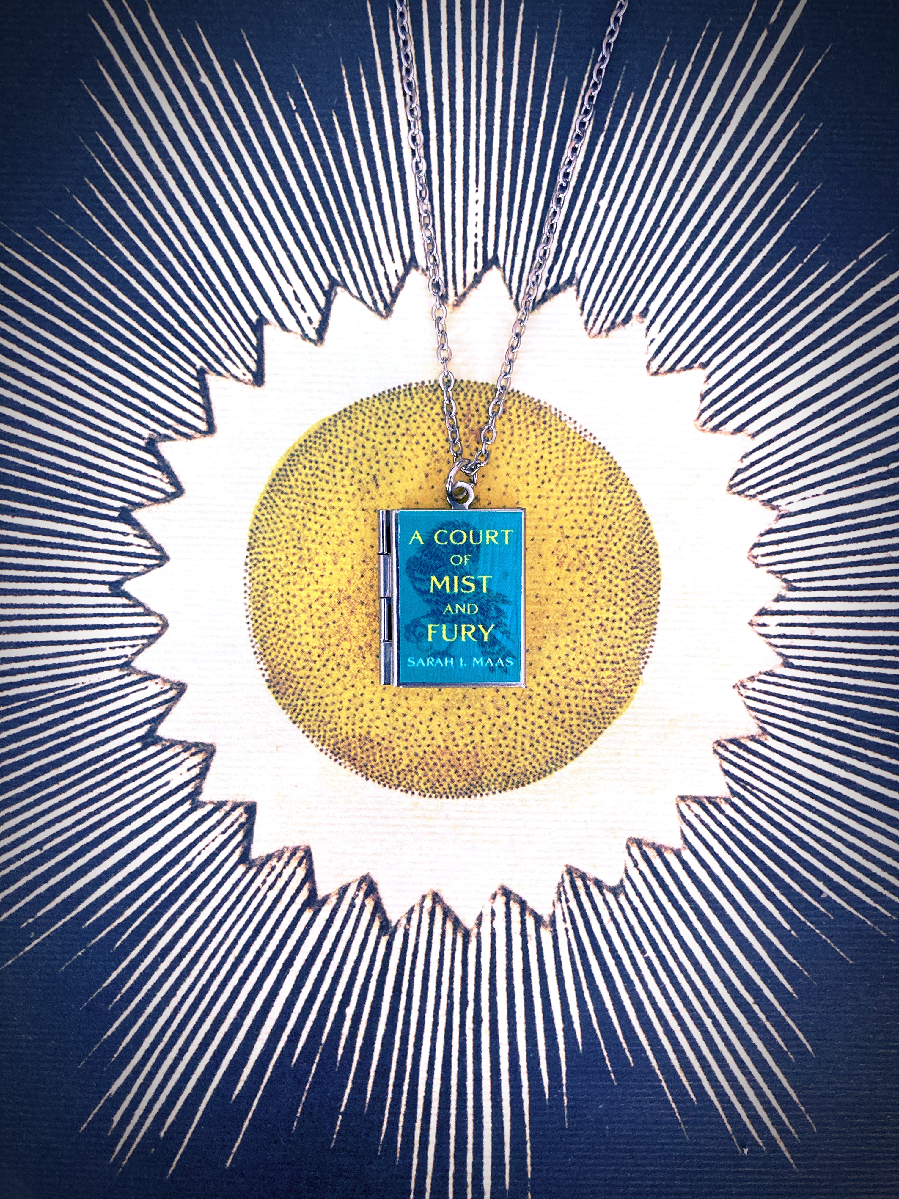 A Court of Mist and Fury Storybook Locket Necklace