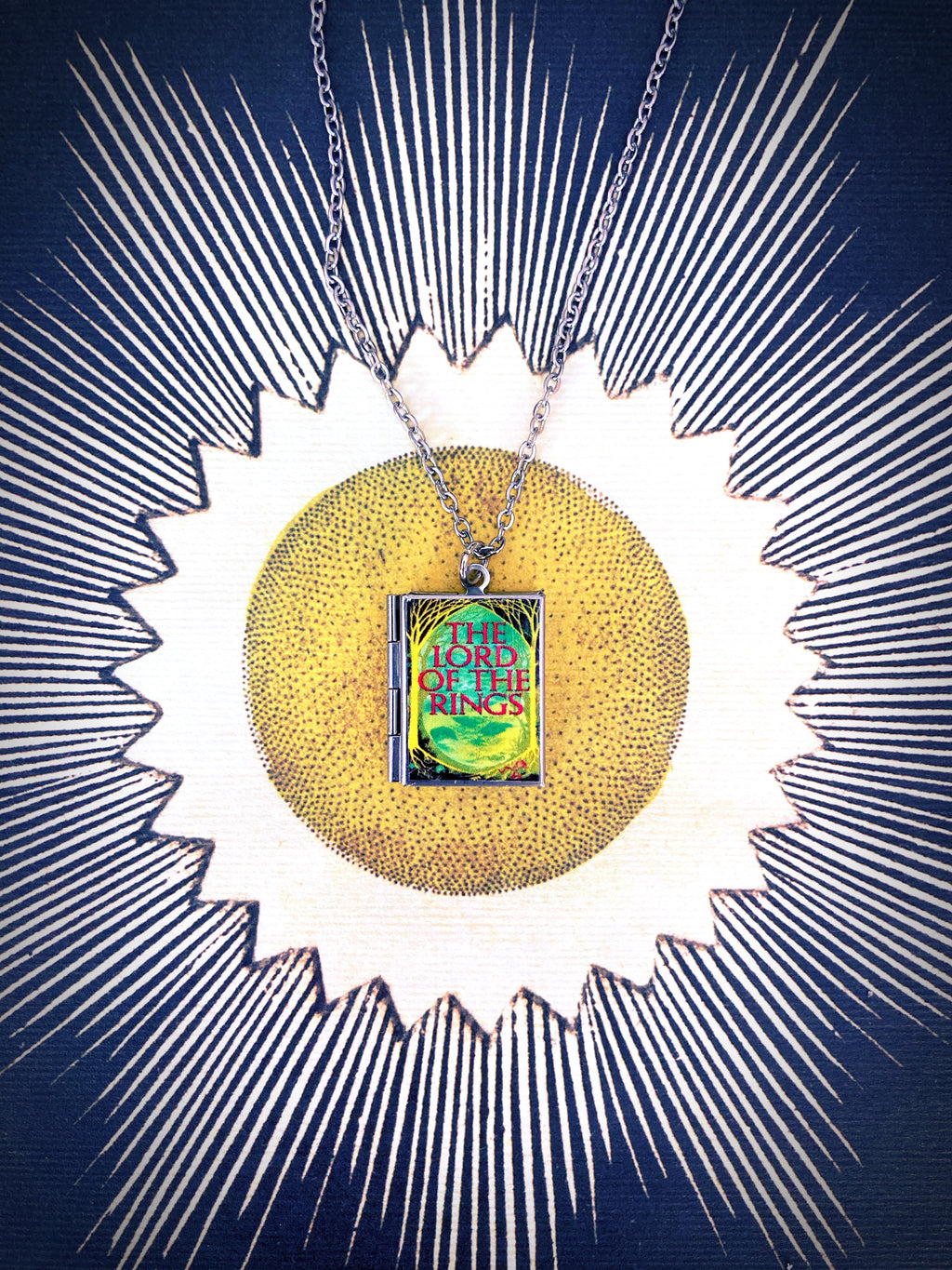 The Lord of the Rings Storybook Locket Necklace