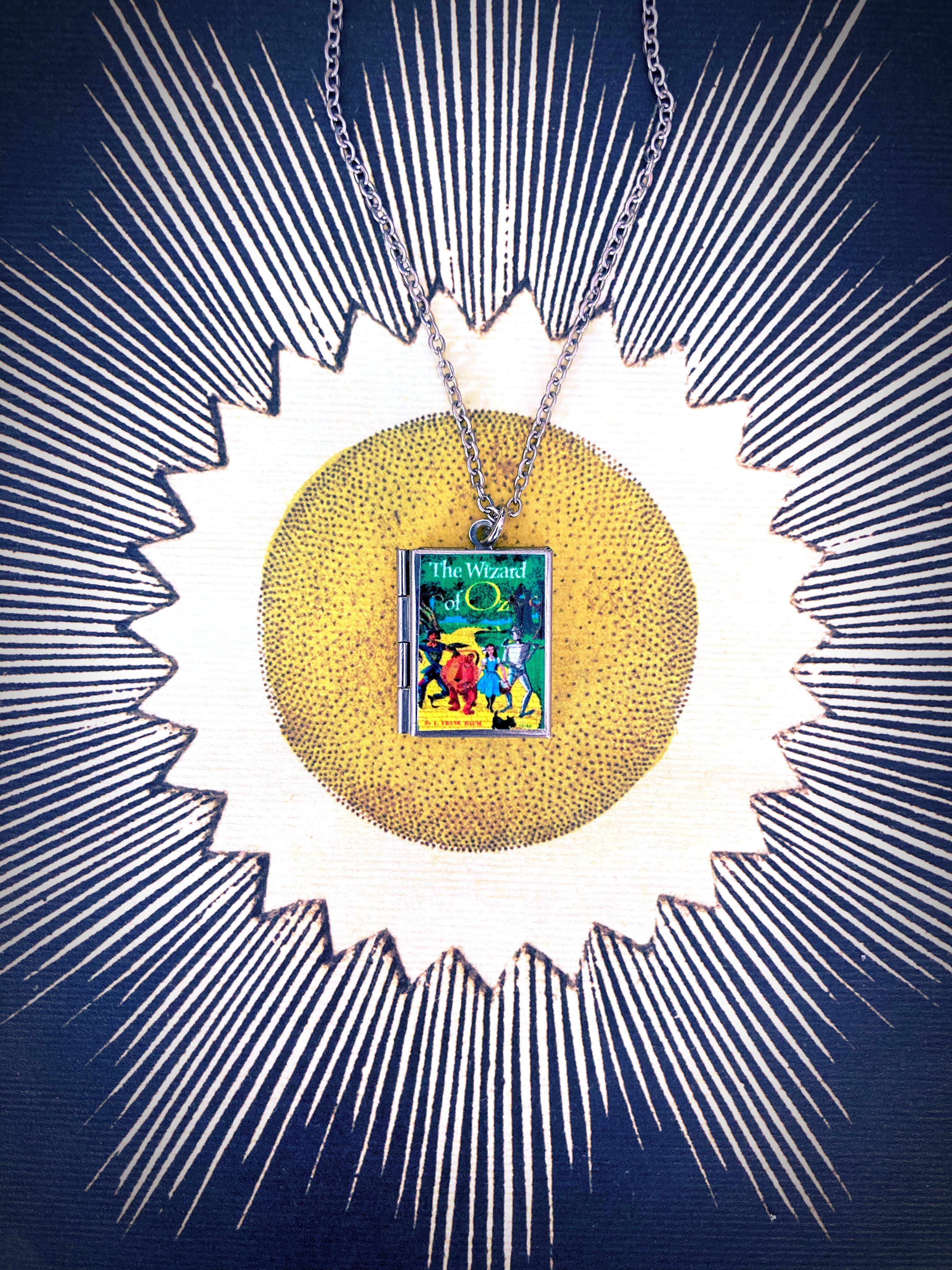 The Wizard of Oz Storybook Locket Necklace