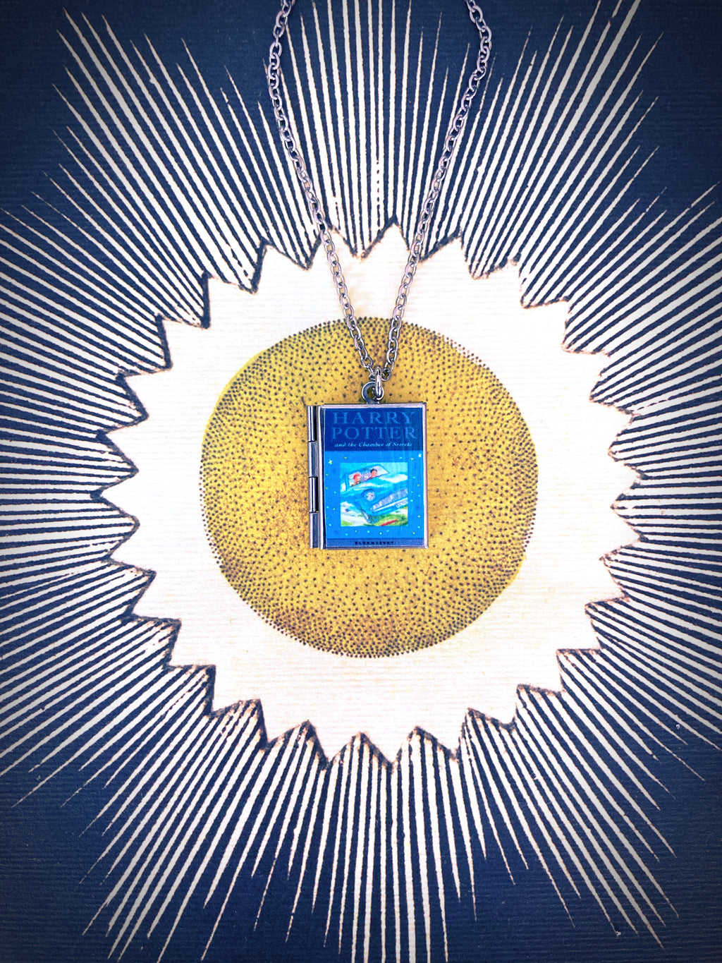 Harry Potter Book 2 Storybook Locket Necklace- UK Edition