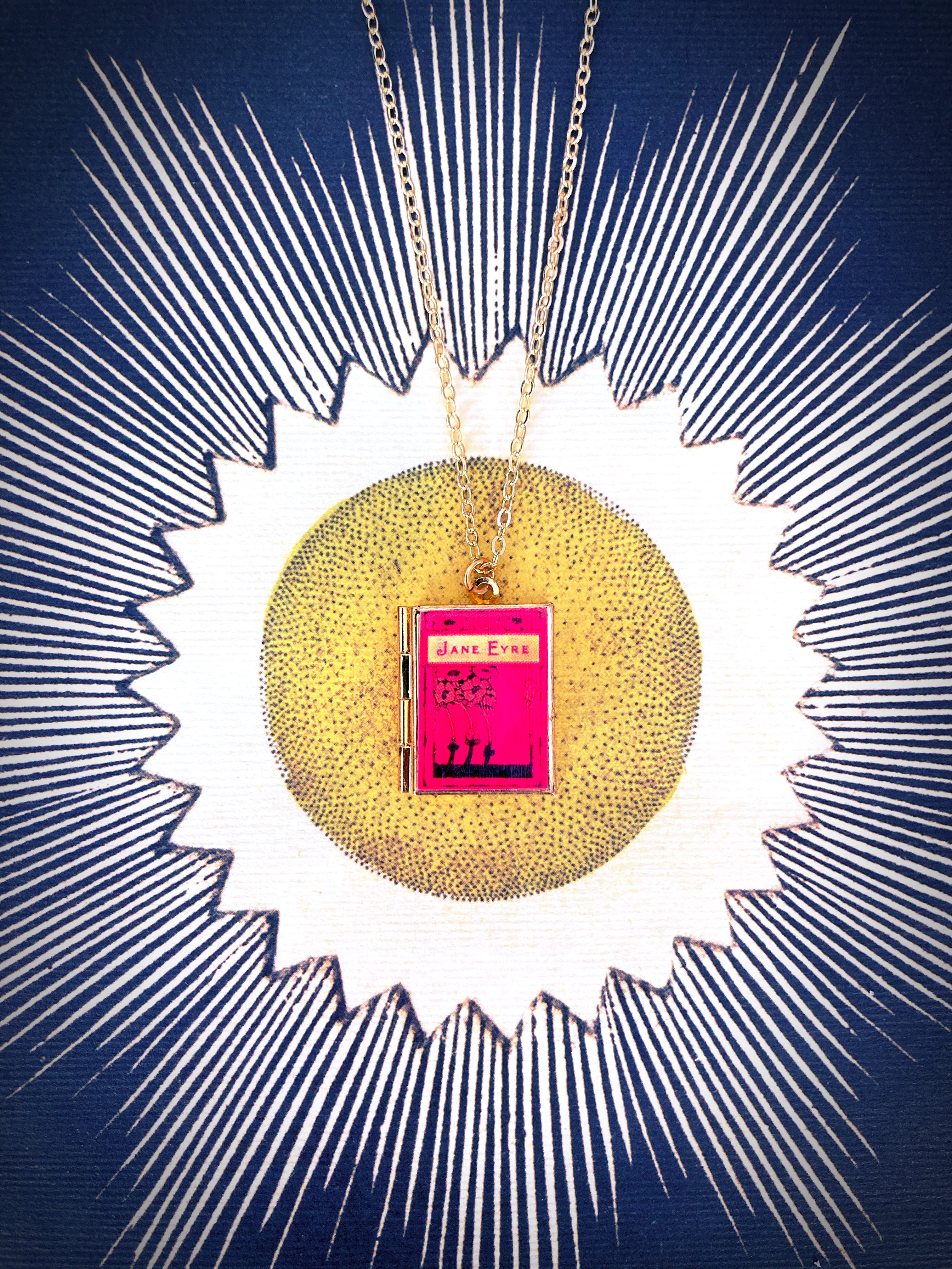 Jane Eyre Storybook Locket Necklace