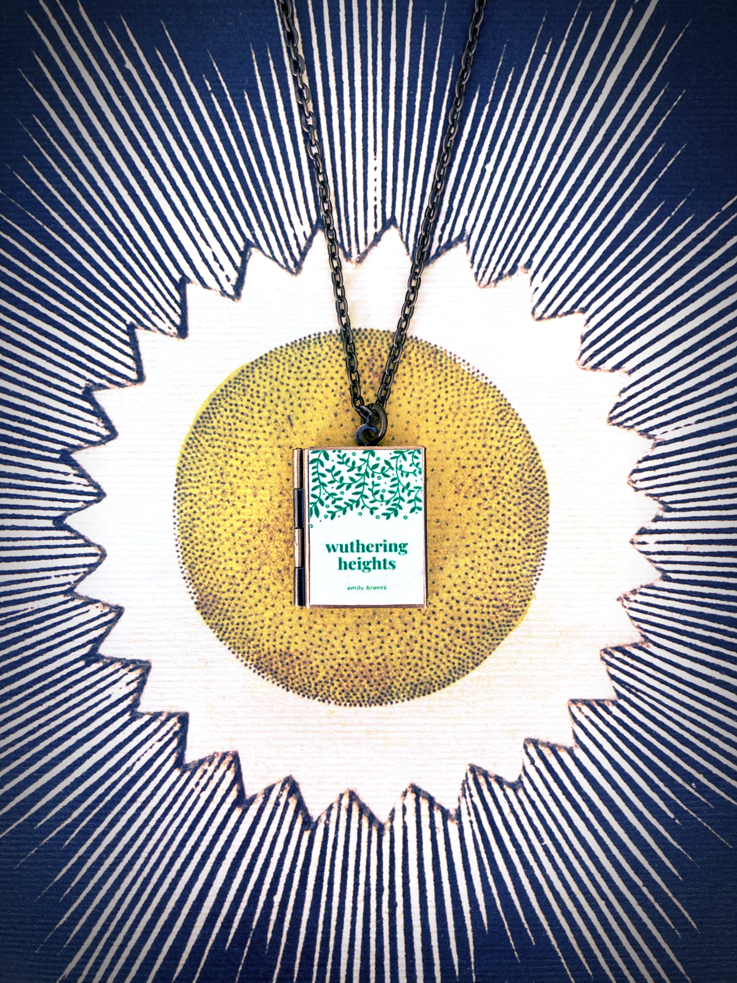 Wuthering Heights Storybook Locket Necklace