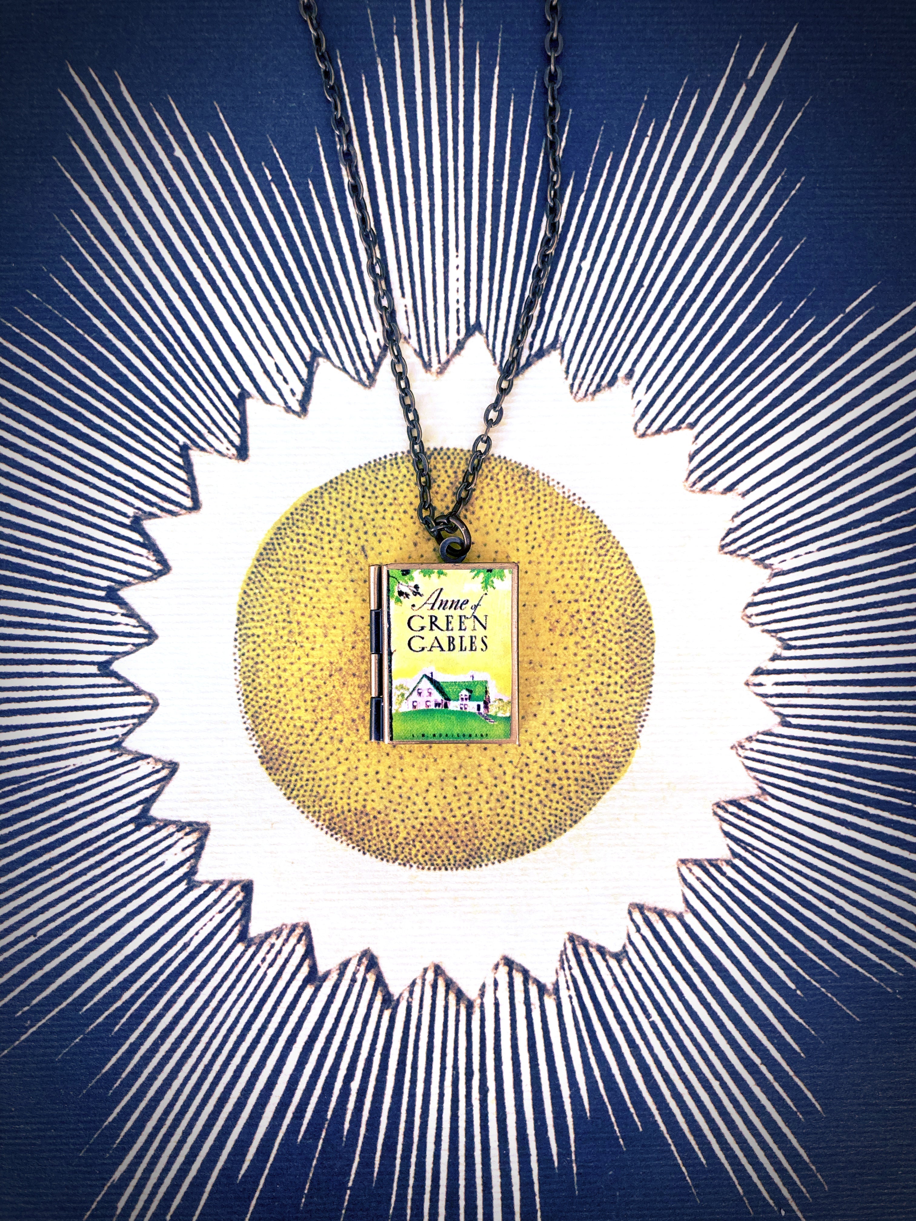 Anne Of Green Gables Storybook Locket Necklace- Green Gables Home