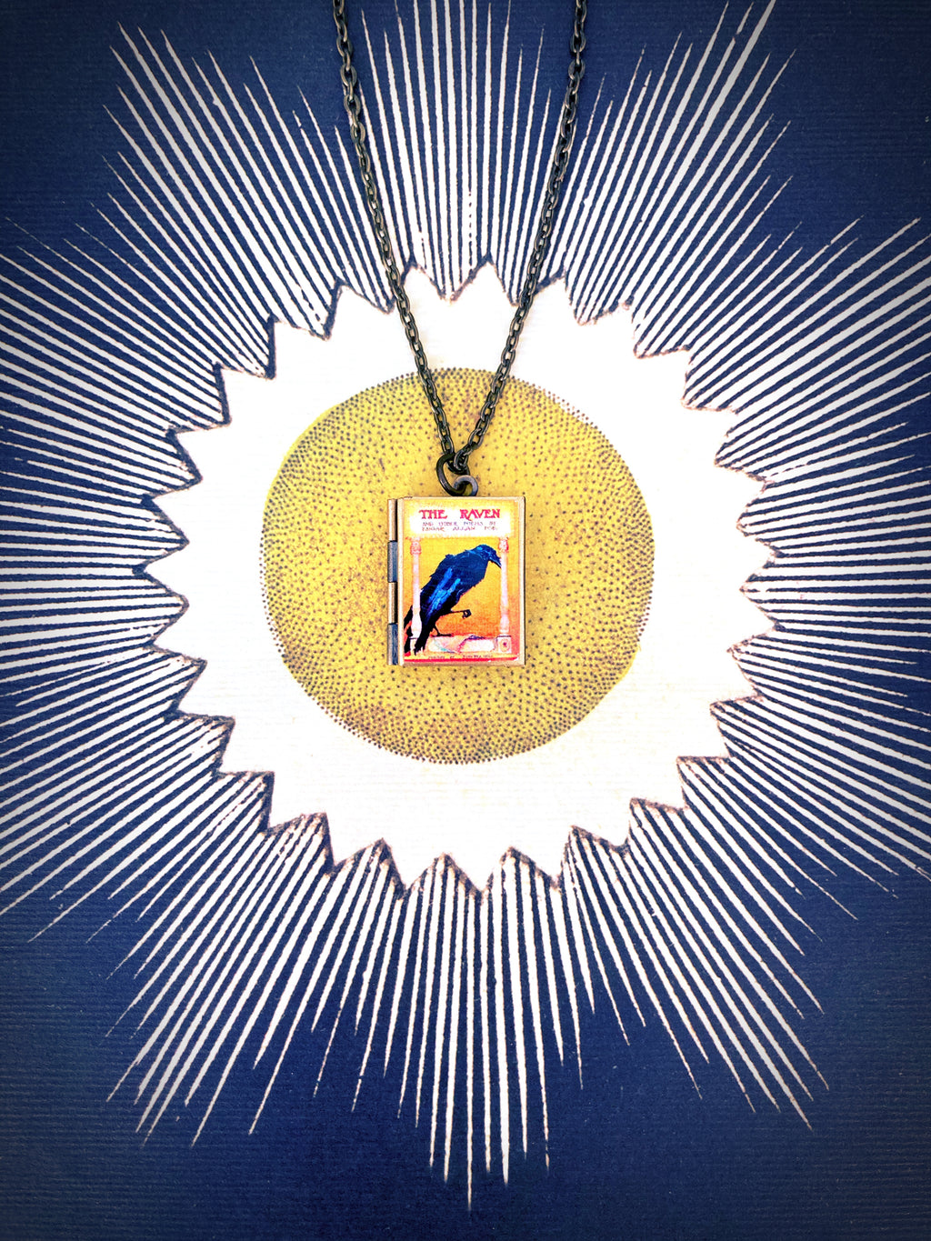 The Raven Storybook Locket Necklace