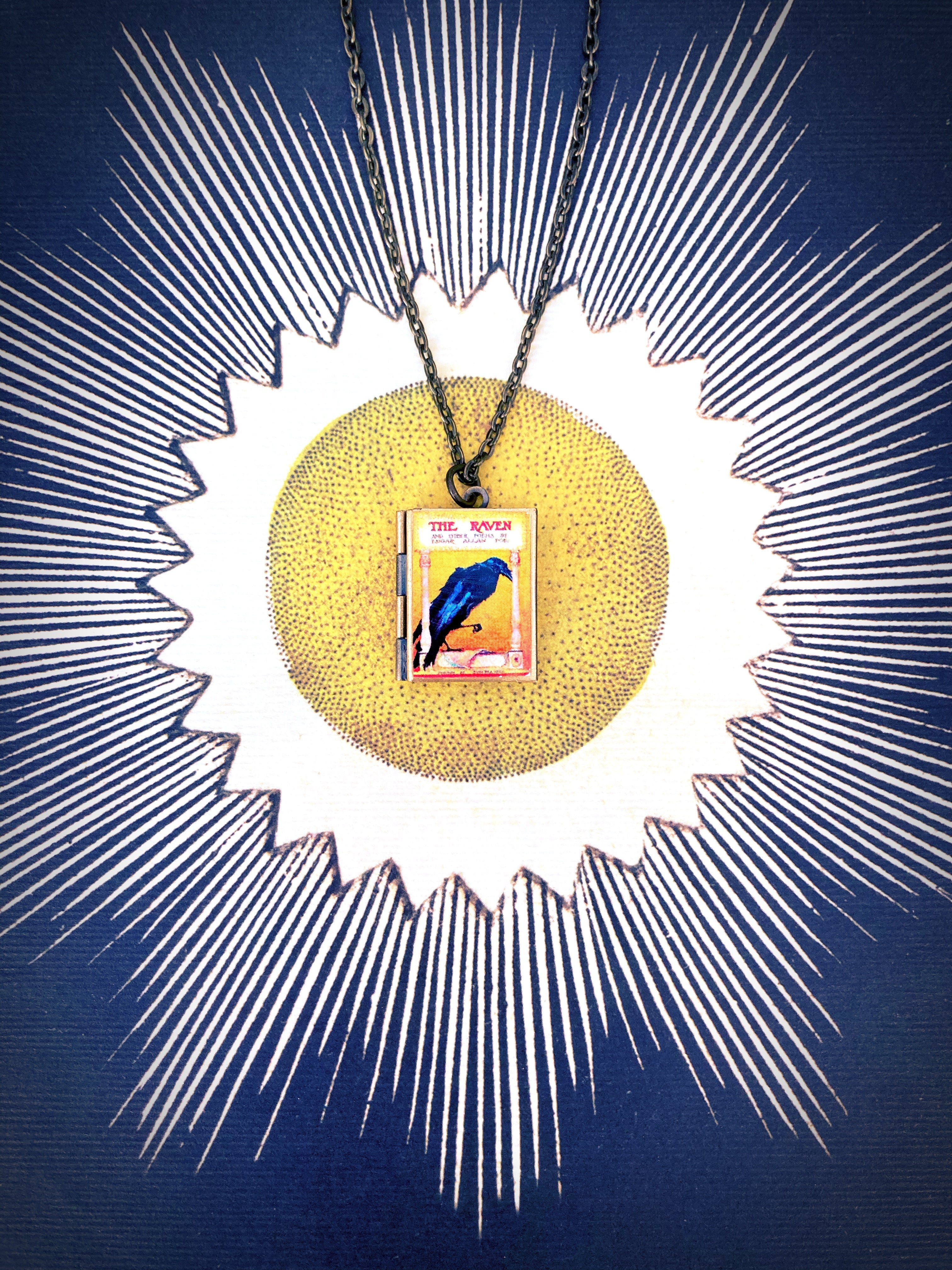 The Raven Storybook Locket Necklace