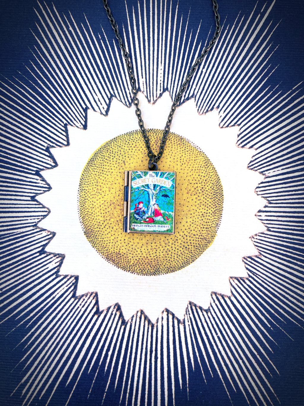 The Secret Garden Storybook Locket Necklace