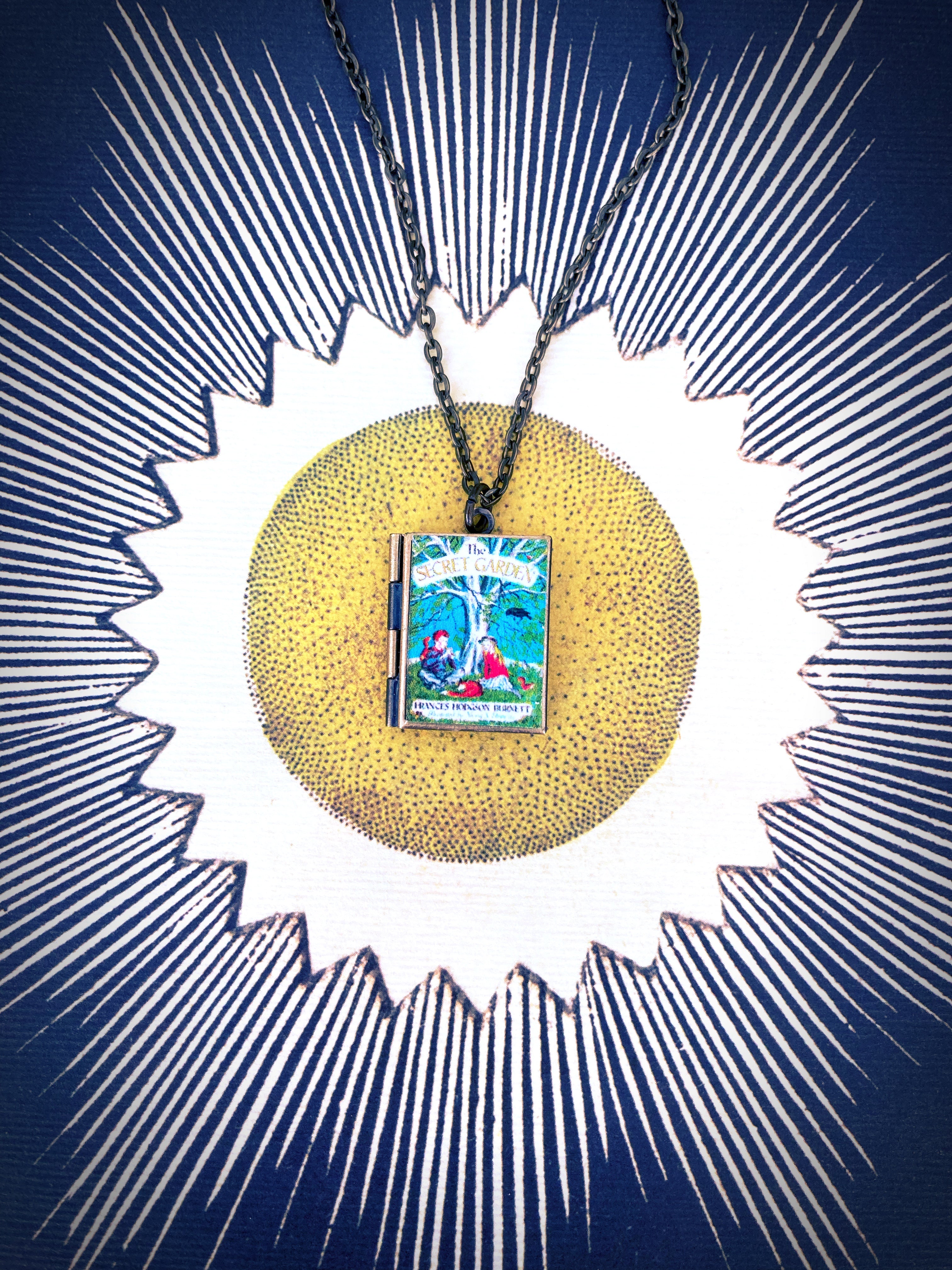 The Secret Garden Storybook Locket Necklace