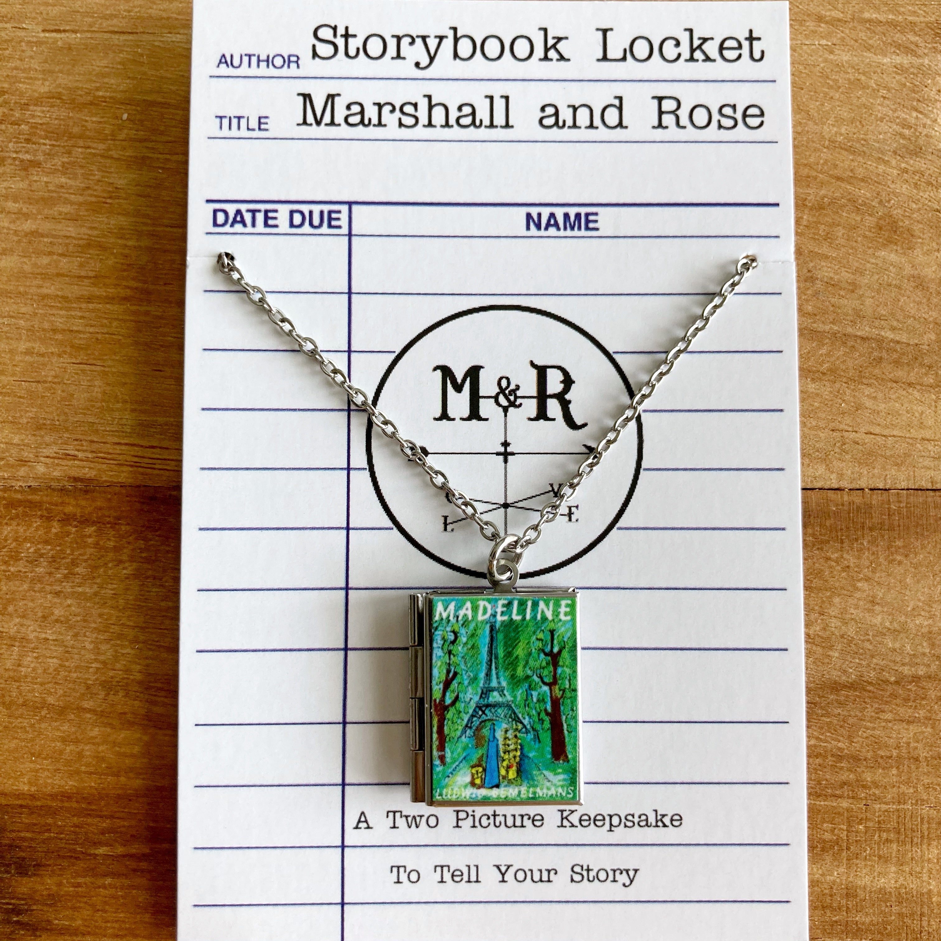 Madeline Storybook Locket Necklace