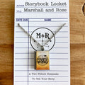 Fourth Wing Storybook Locket Necklace