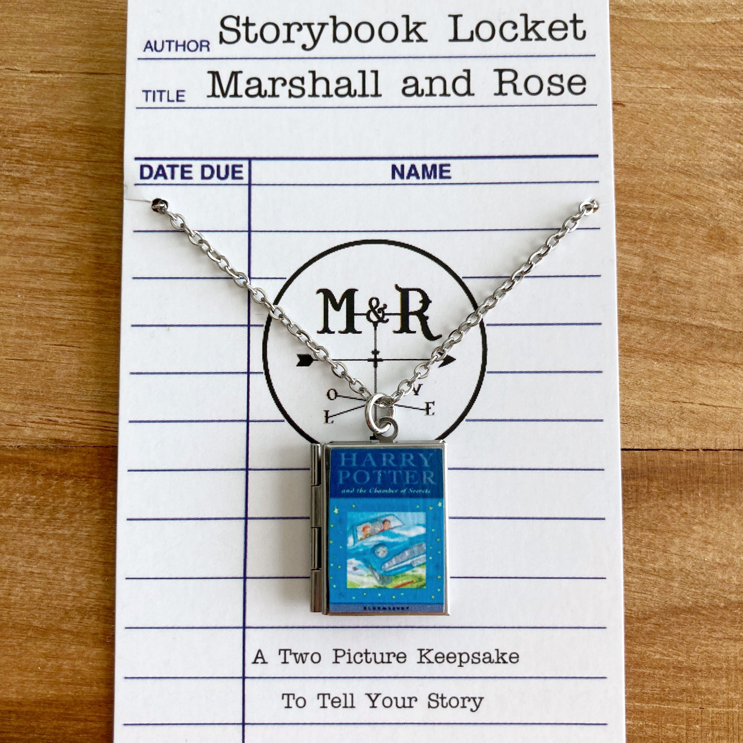 Harry Potter Book 2 Storybook Locket Necklace- UK Edition