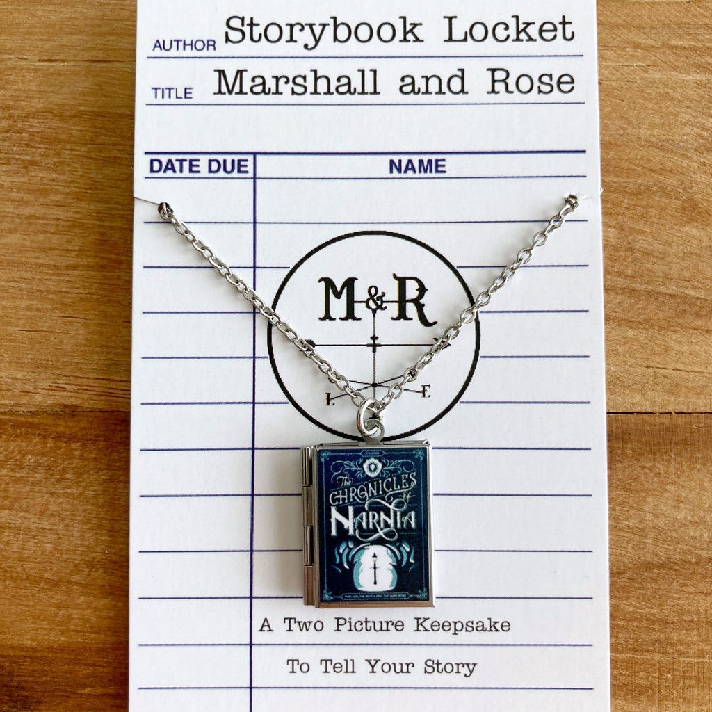 Chronicles of Narnia Storybook Locket Necklace- Lamppost