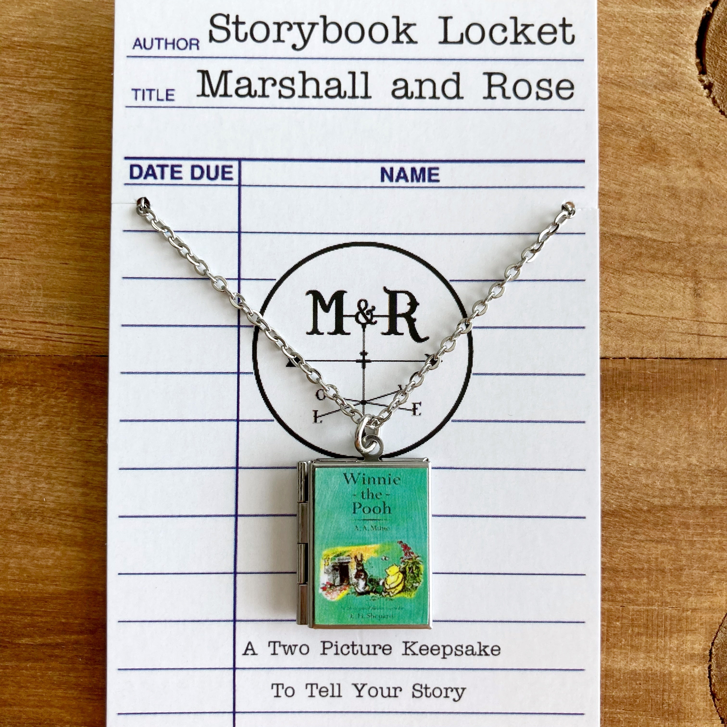 Winnie-the-Pooh Storybook Locket Necklace
