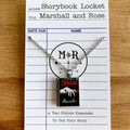Dracula Storybook Locket Necklace- Lingering Hand