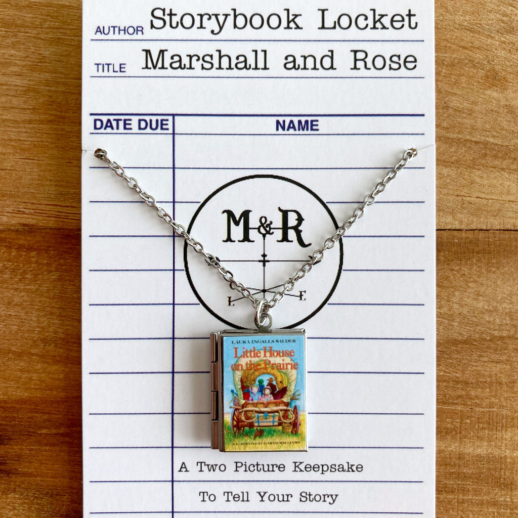 Litte House on the Prairie Locket Necklace