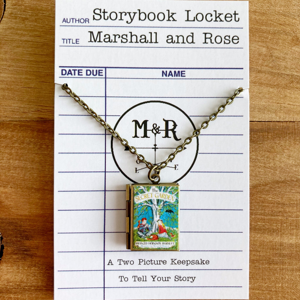 The Secret Garden Storybook Locket Necklace