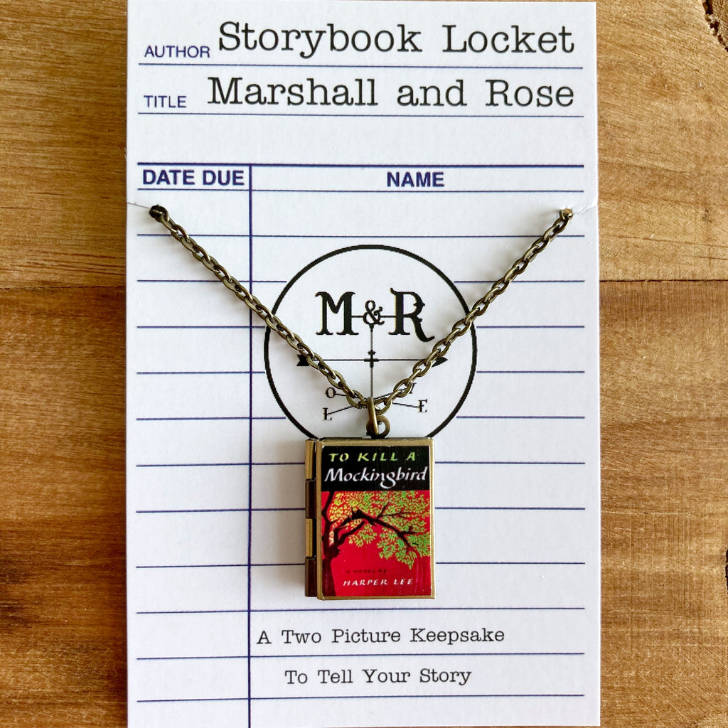 To Kill A Mockingbird Storybook Locket Necklace