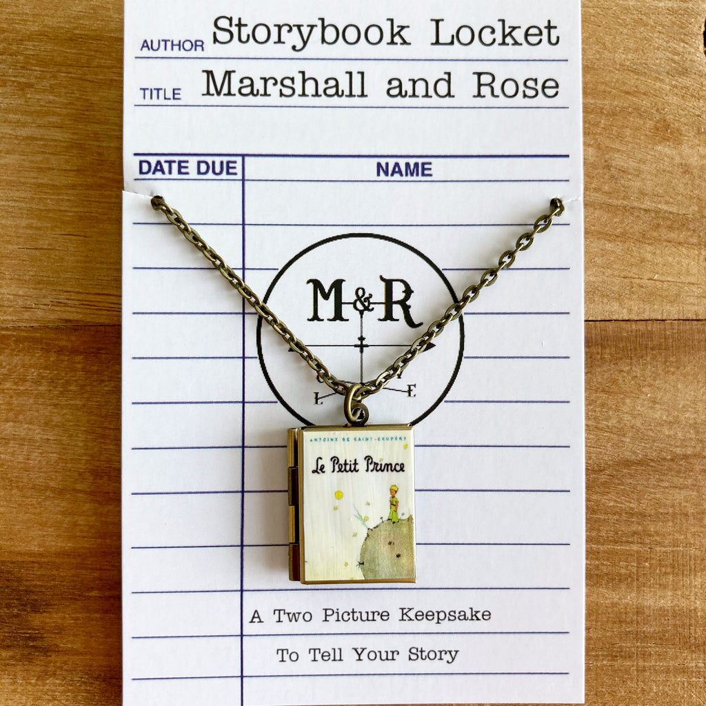 The Little Prince Storybook Locket Necklace- French Edition
