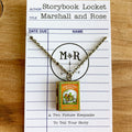 Frog and Toad Storybook Locket Necklace- Together