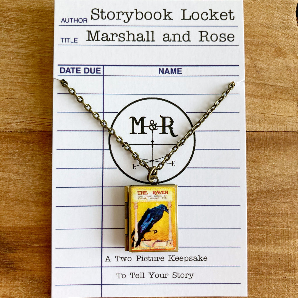 The Raven Storybook Locket Necklace