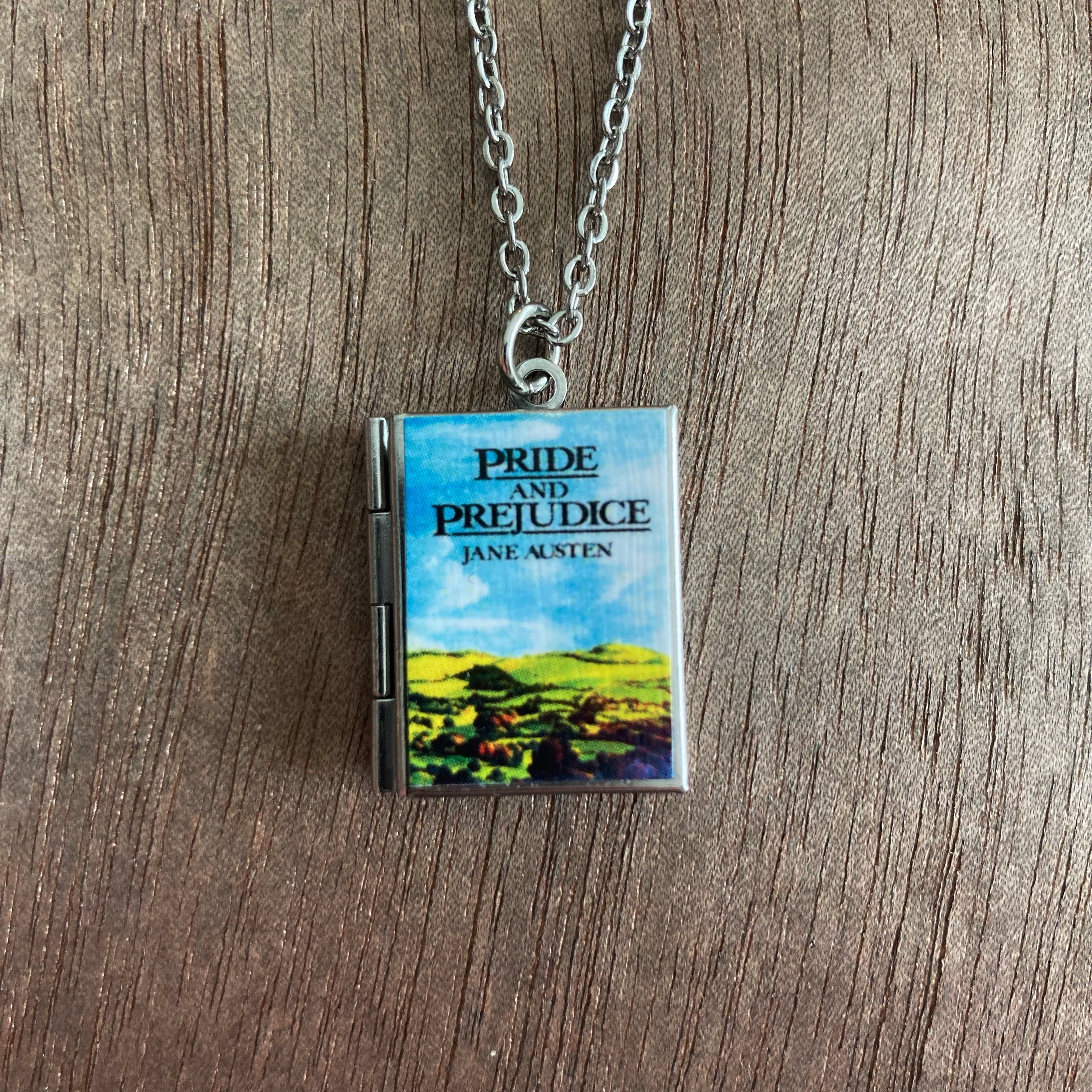 Pride and Prejudice Storybook Locket Necklace- Lake District