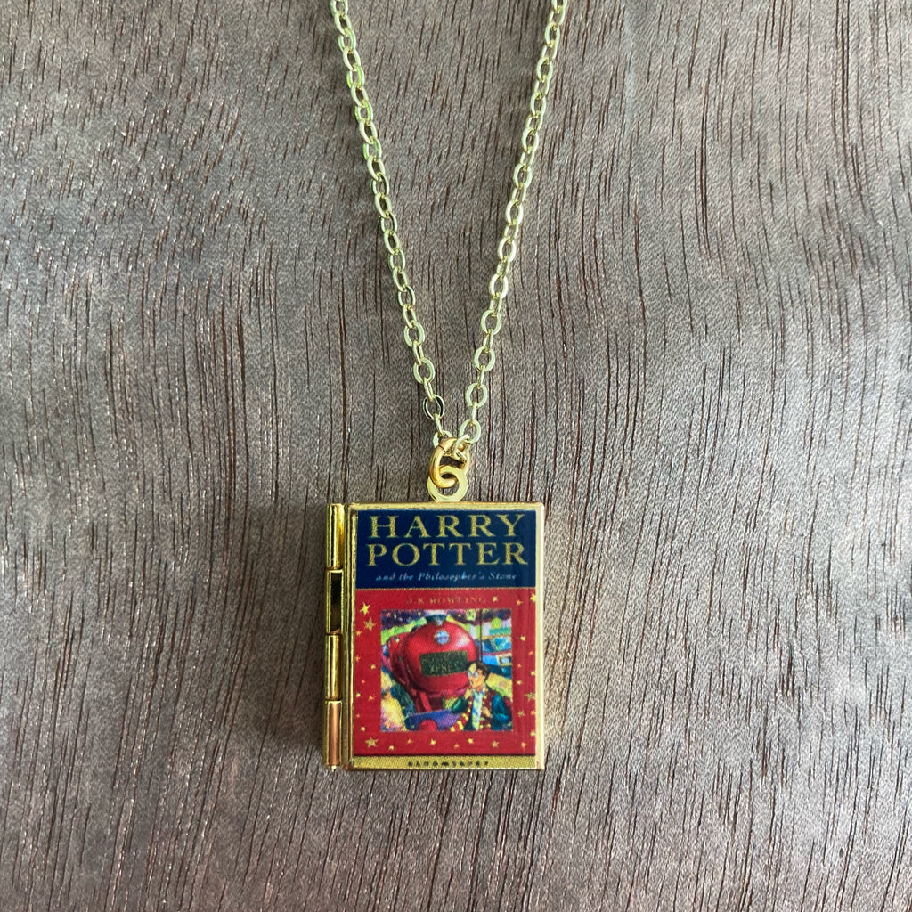 Harry Potter Book 1 Storybook Locket Necklace- UK Edition