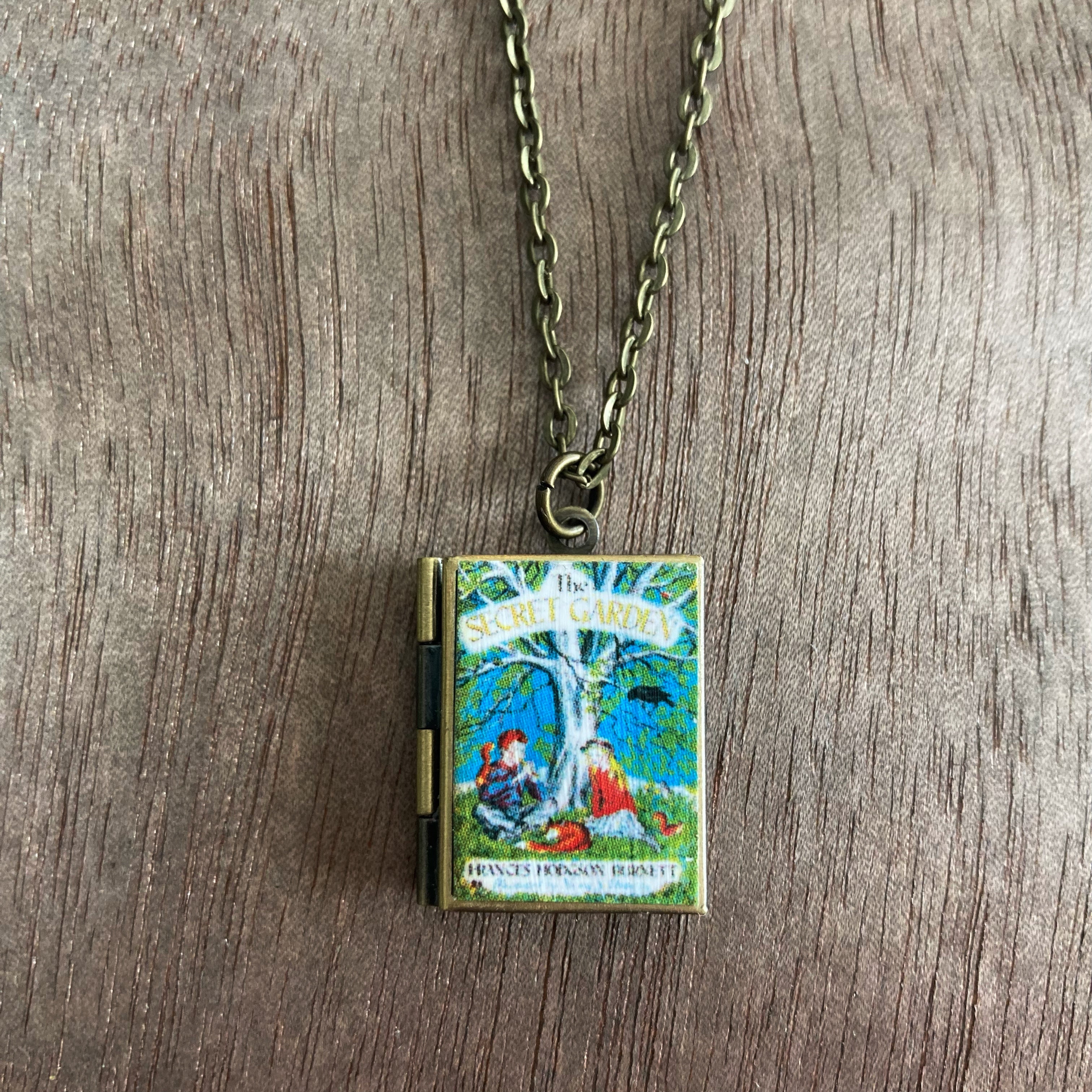 The Secret Garden Storybook Locket Necklace