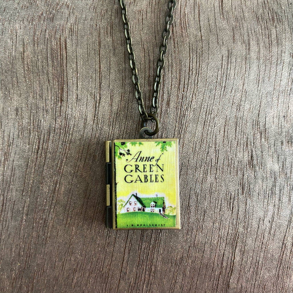 Anne Of Green Gables Storybook Locket Necklace- Green Gables Home