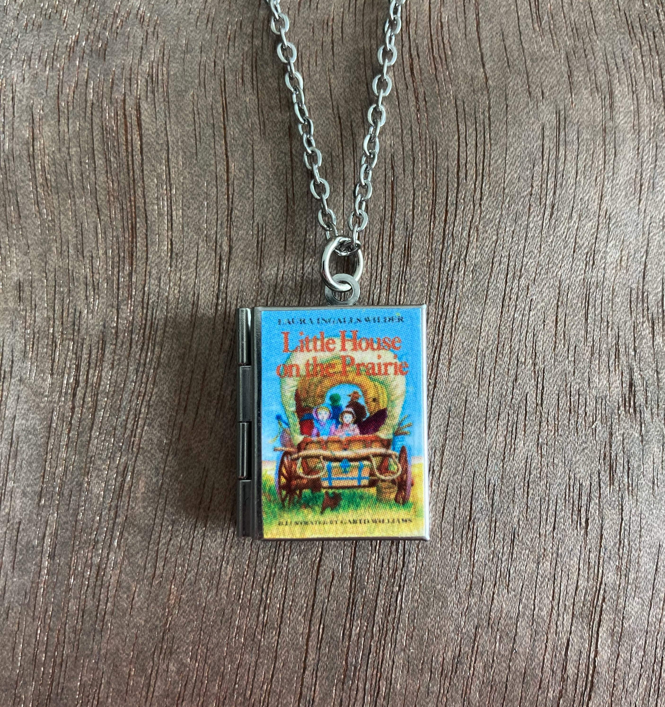 Litte House on the Prairie Locket Necklace