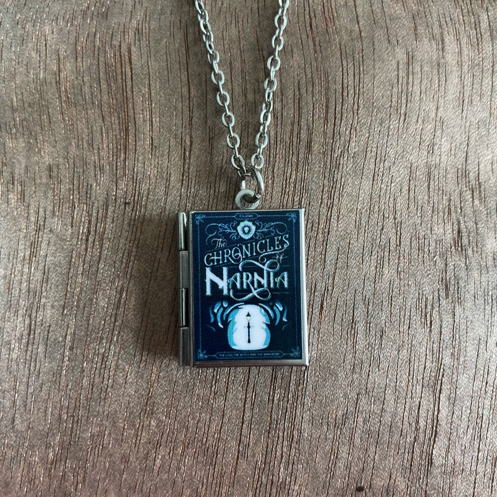 Chronicles of Narnia Storybook Locket Necklace- Lamppost