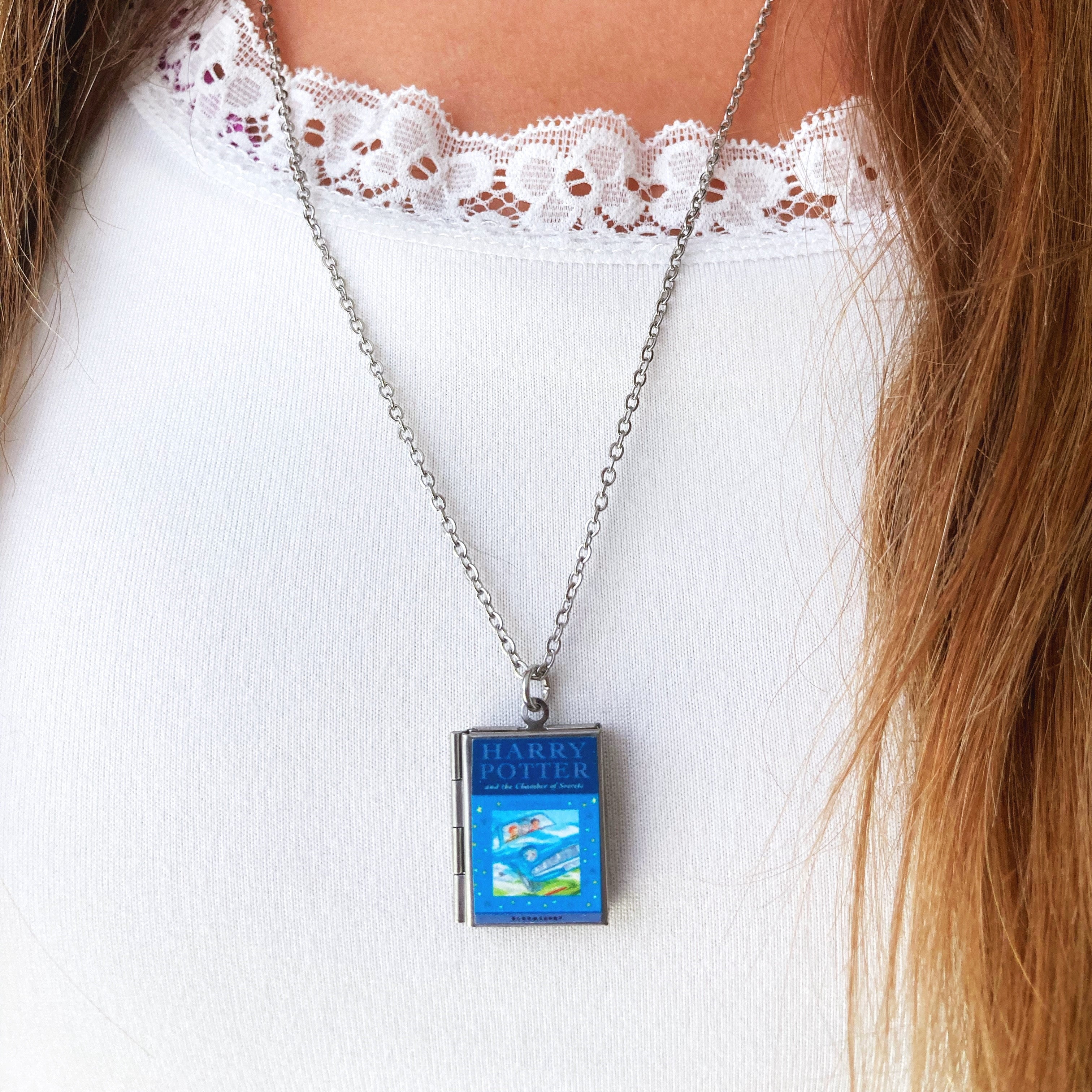 Harry Potter Book 2 Storybook Locket Necklace- UK Edition