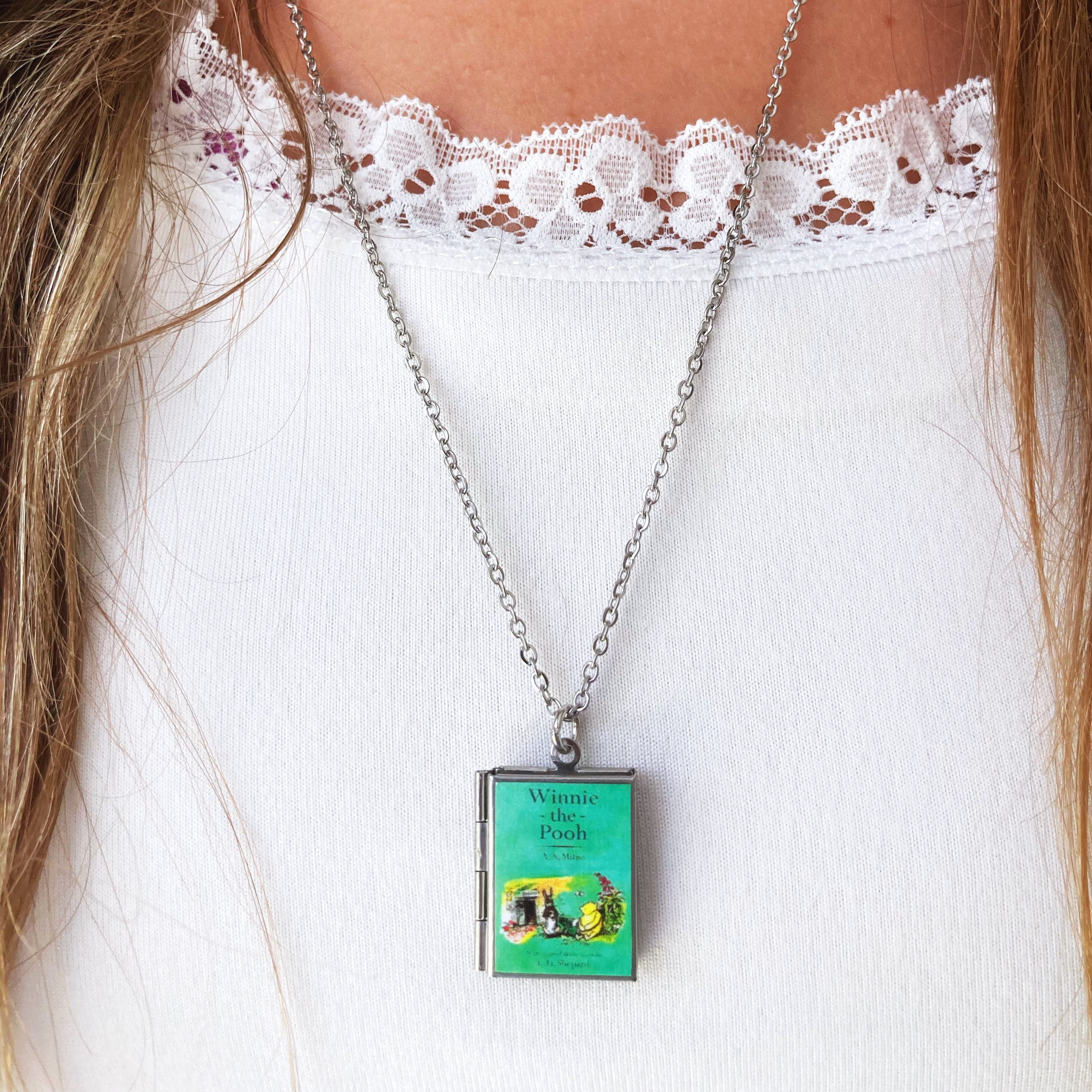 Winnie-the-Pooh Storybook Locket Necklace