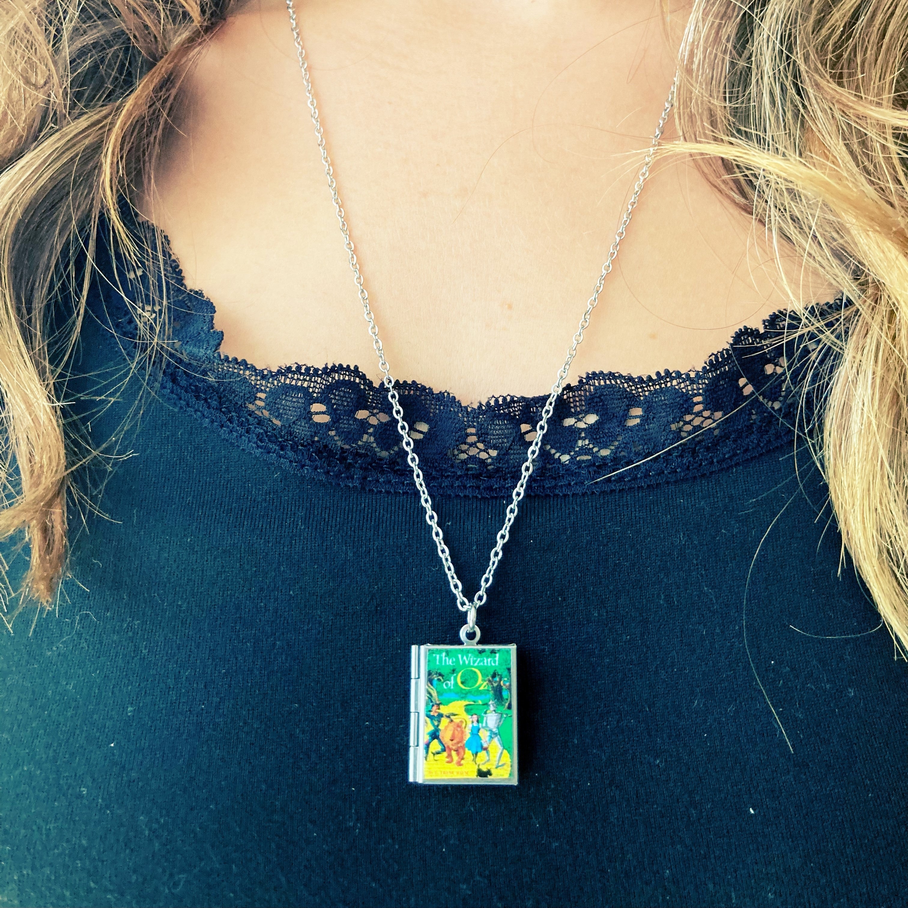 The Wizard of Oz Storybook Locket Necklace