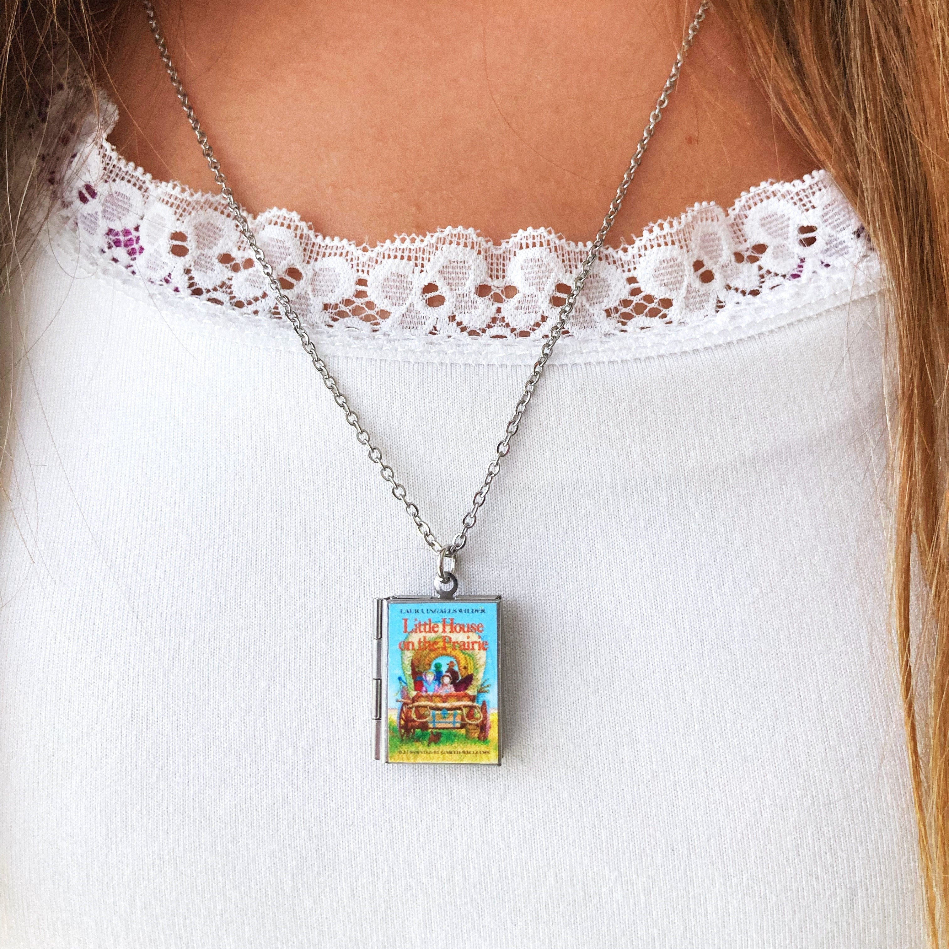 Litte House on the Prairie Locket Necklace