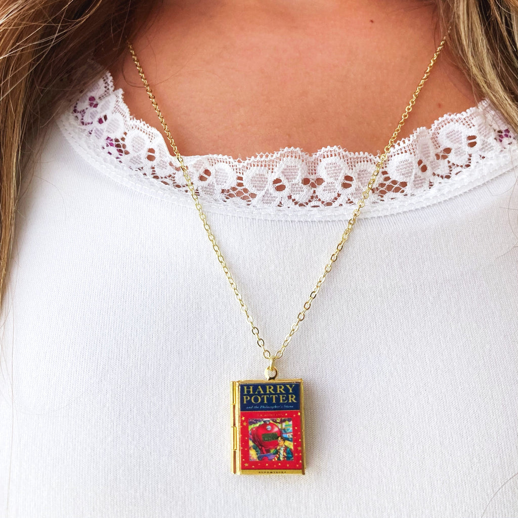 Harry Potter Book 1 Storybook Locket Necklace- UK Edition