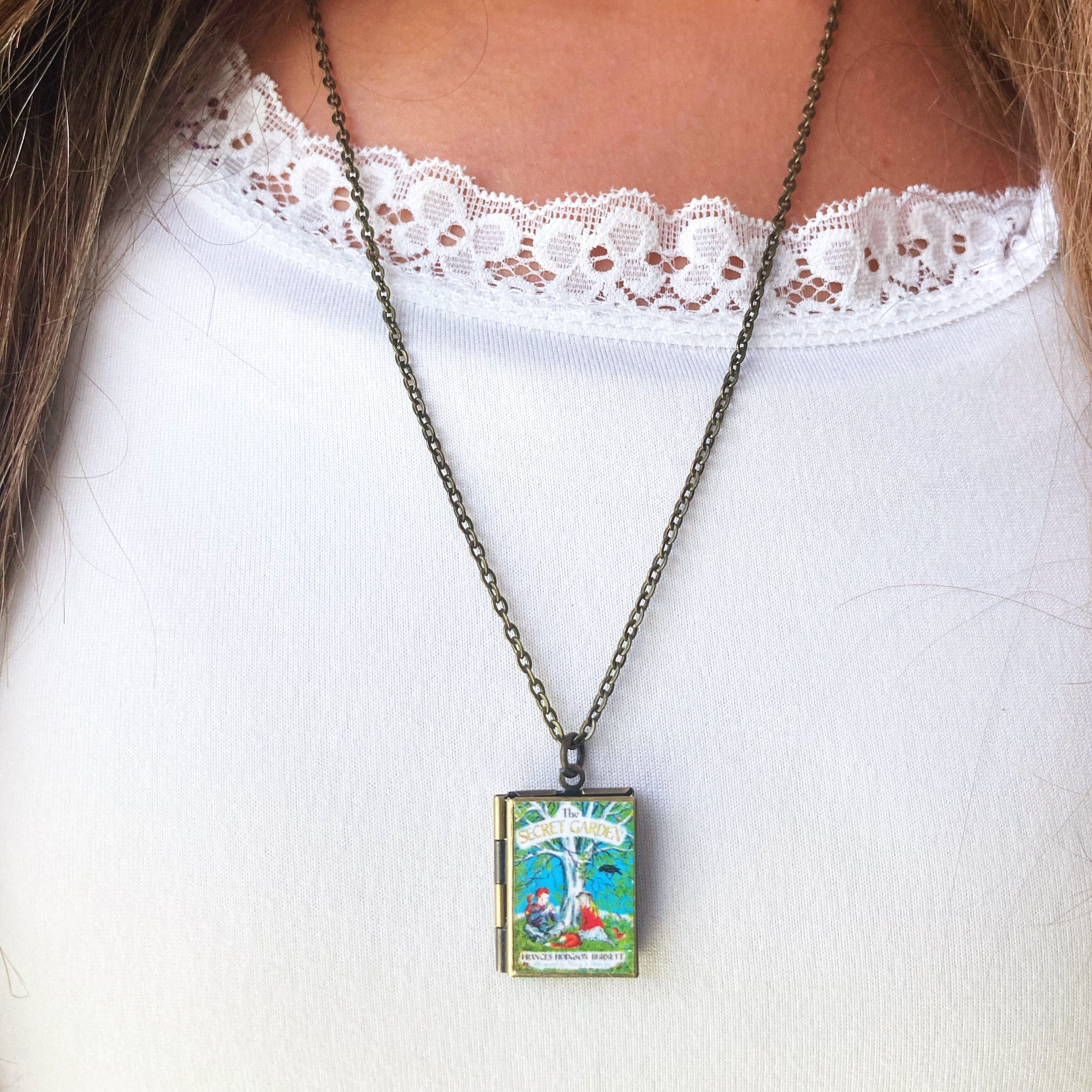 The Secret Garden Storybook Locket Necklace