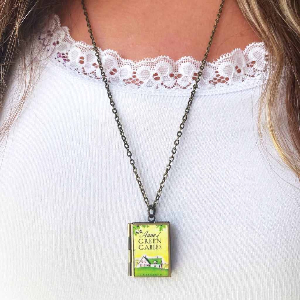 Anne Of Green Gables Storybook Locket Necklace- Green Gables Home