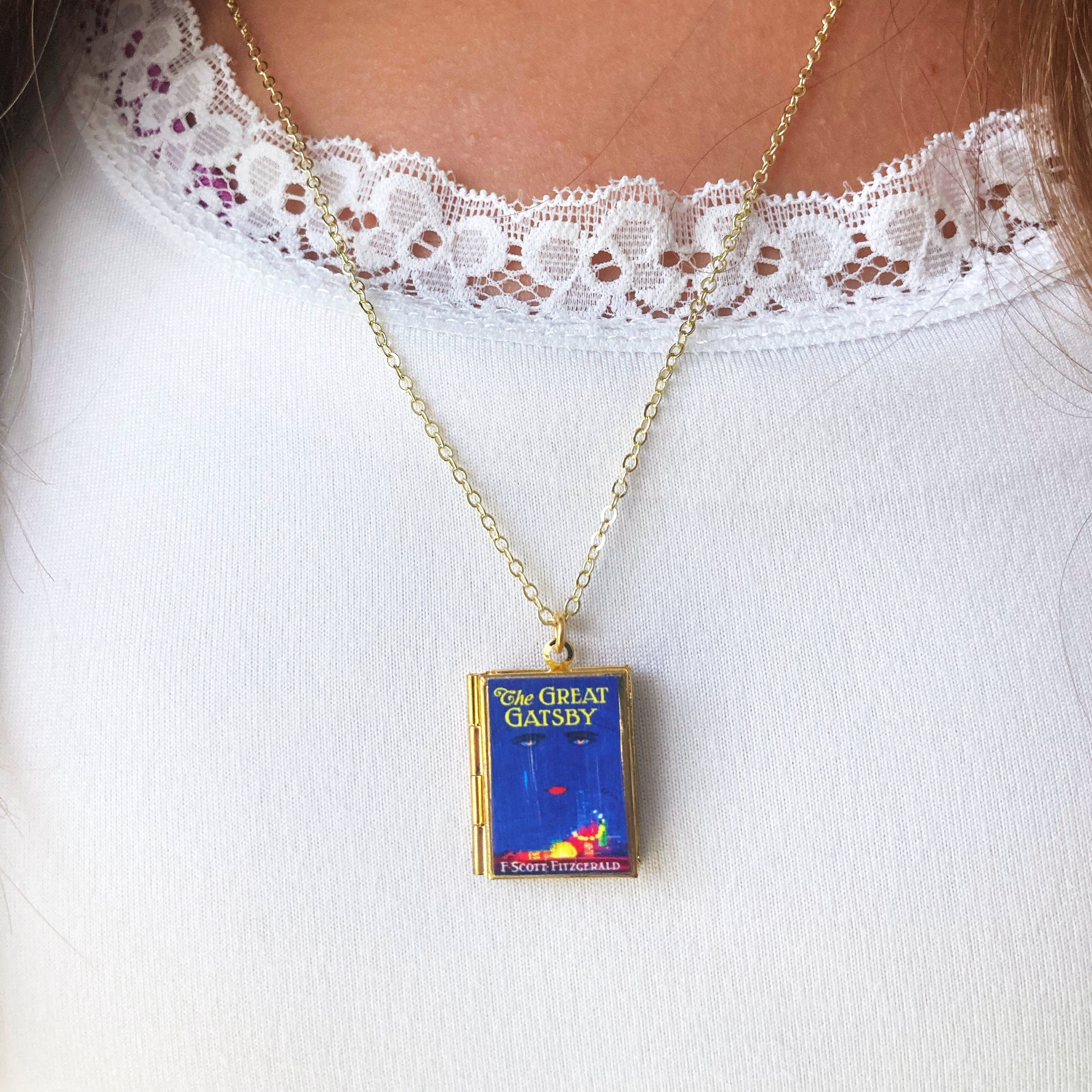The Great Gatsby Storybook Locket Necklace