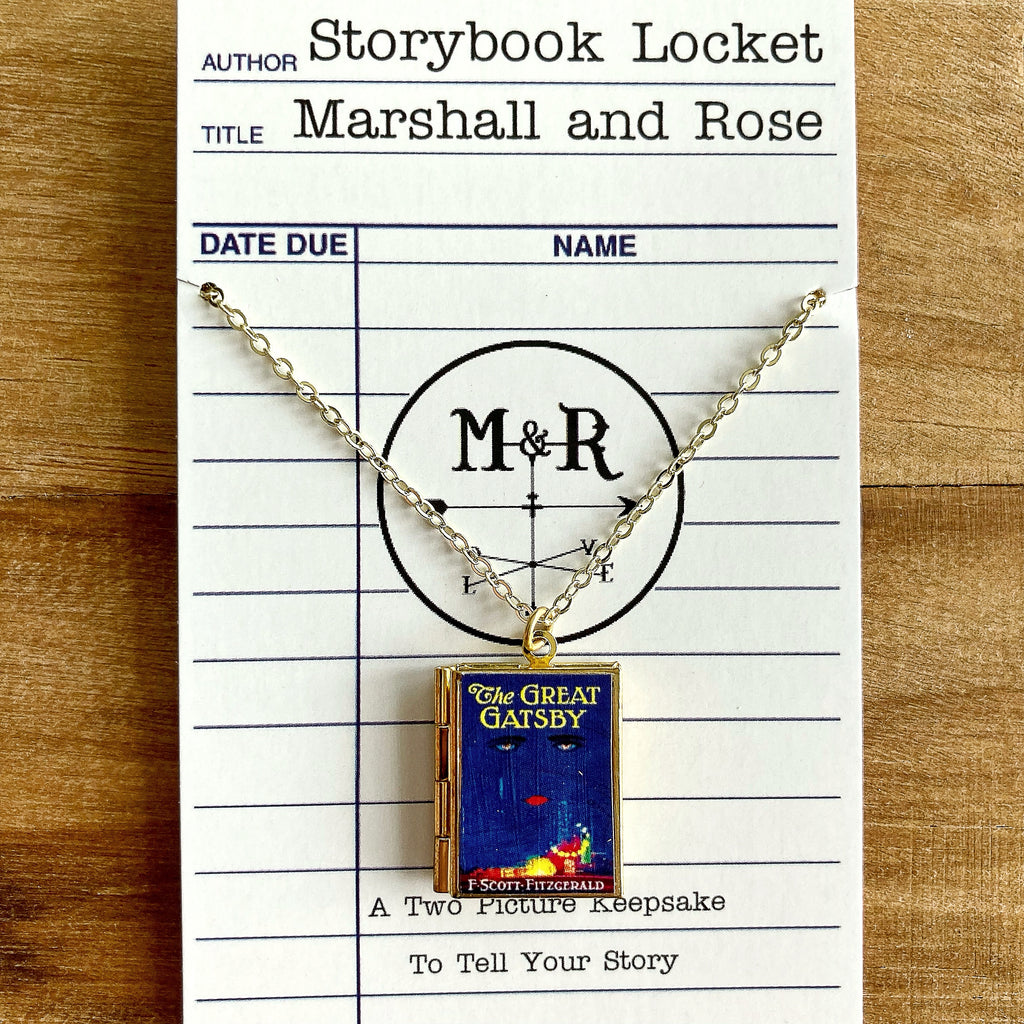 The Great Gatsby Storybook Locket Necklace