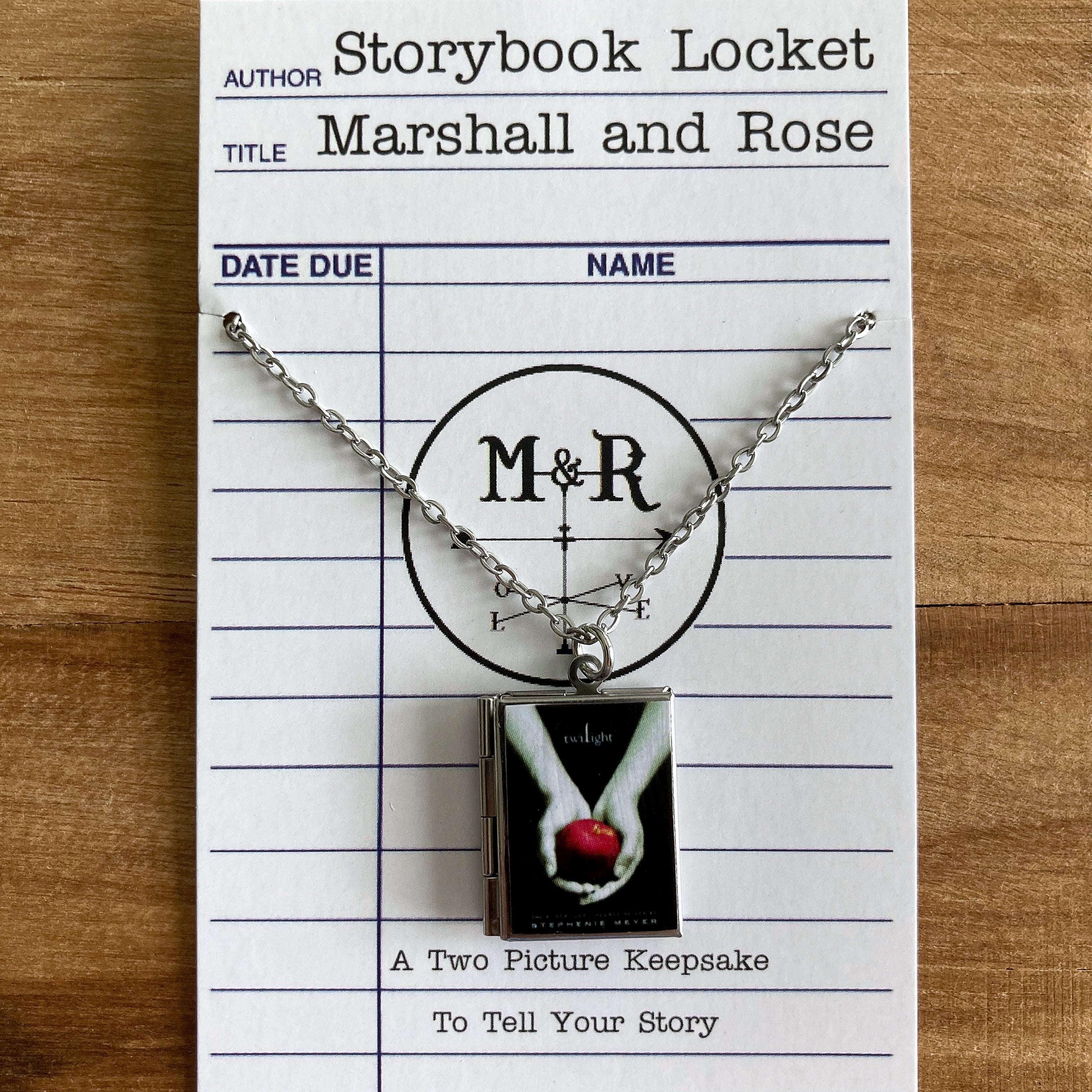 Twilight Storybook Locket Necklace