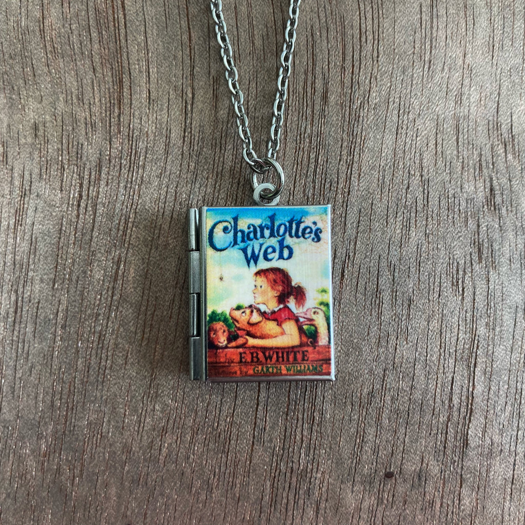 Charlotte's Web Storybook Locket Necklace