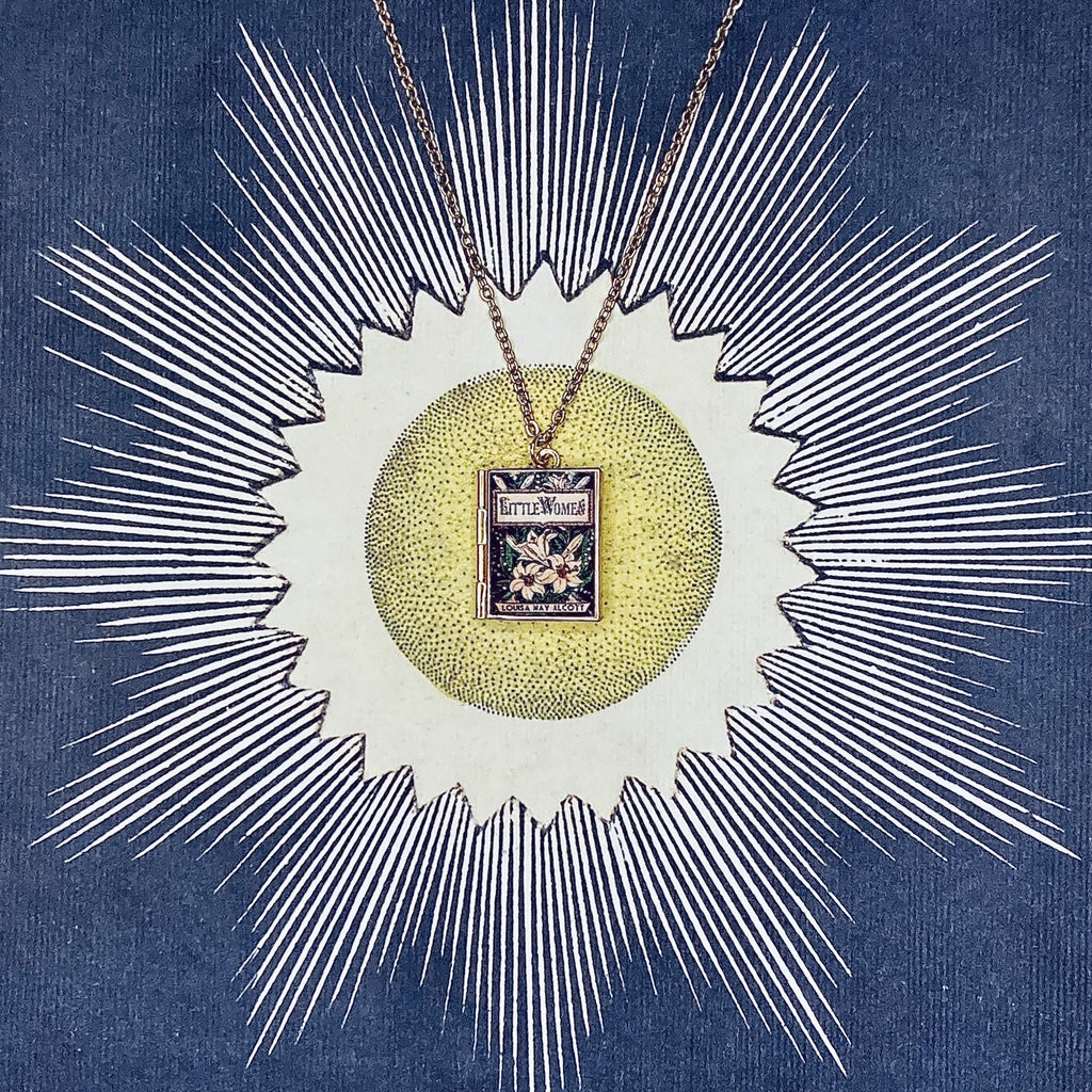 Little Women Storybook Locket Necklace- Lily Series